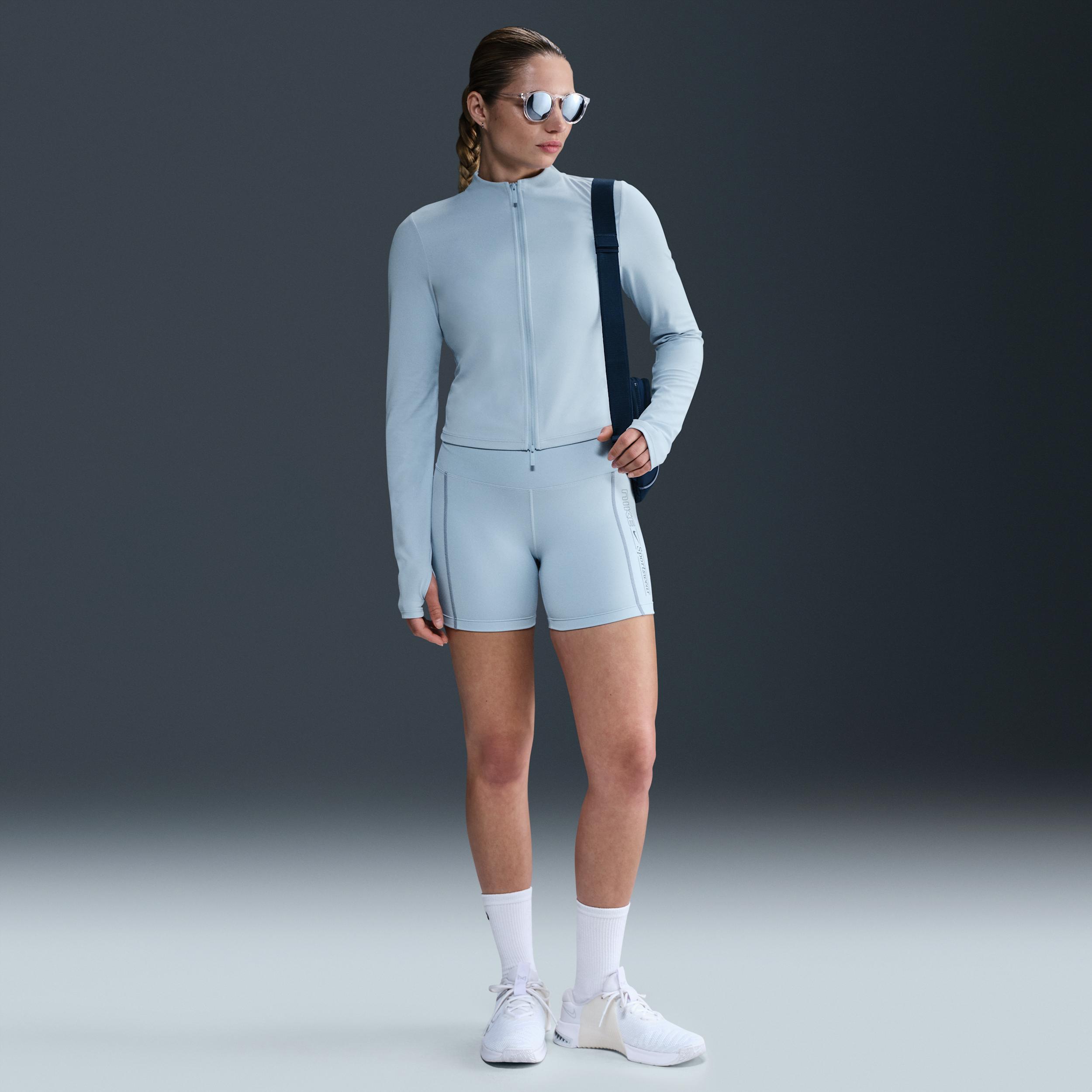 Nike Women's Zenvy Dri-FIT Full-Zip Long-Sleeve Top Product Image