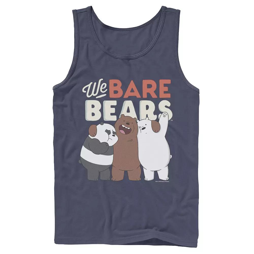 Men's CN We Bare Bears Group Portrait Tank Top,  Product Image