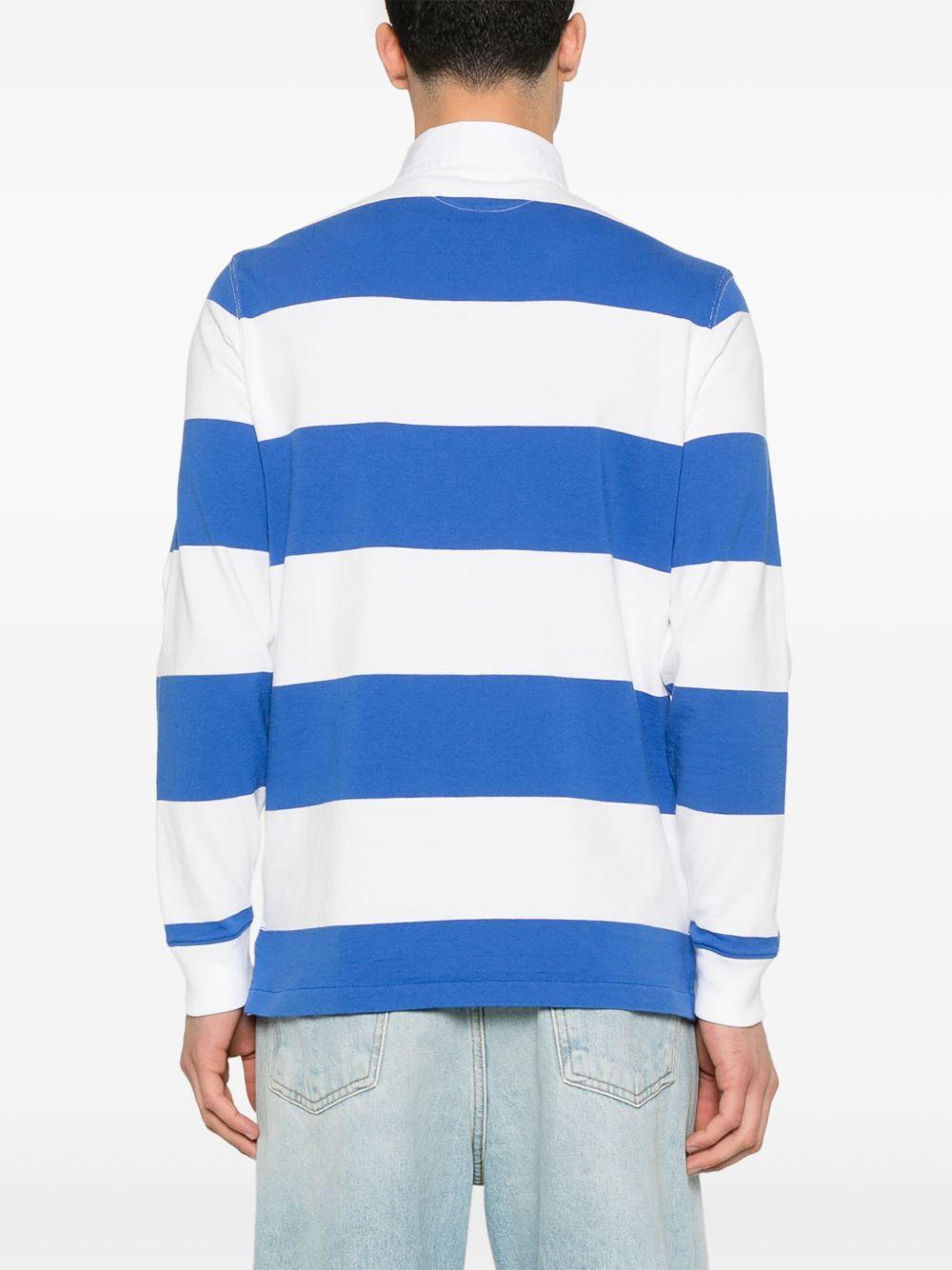 striped polo shirt Product Image
