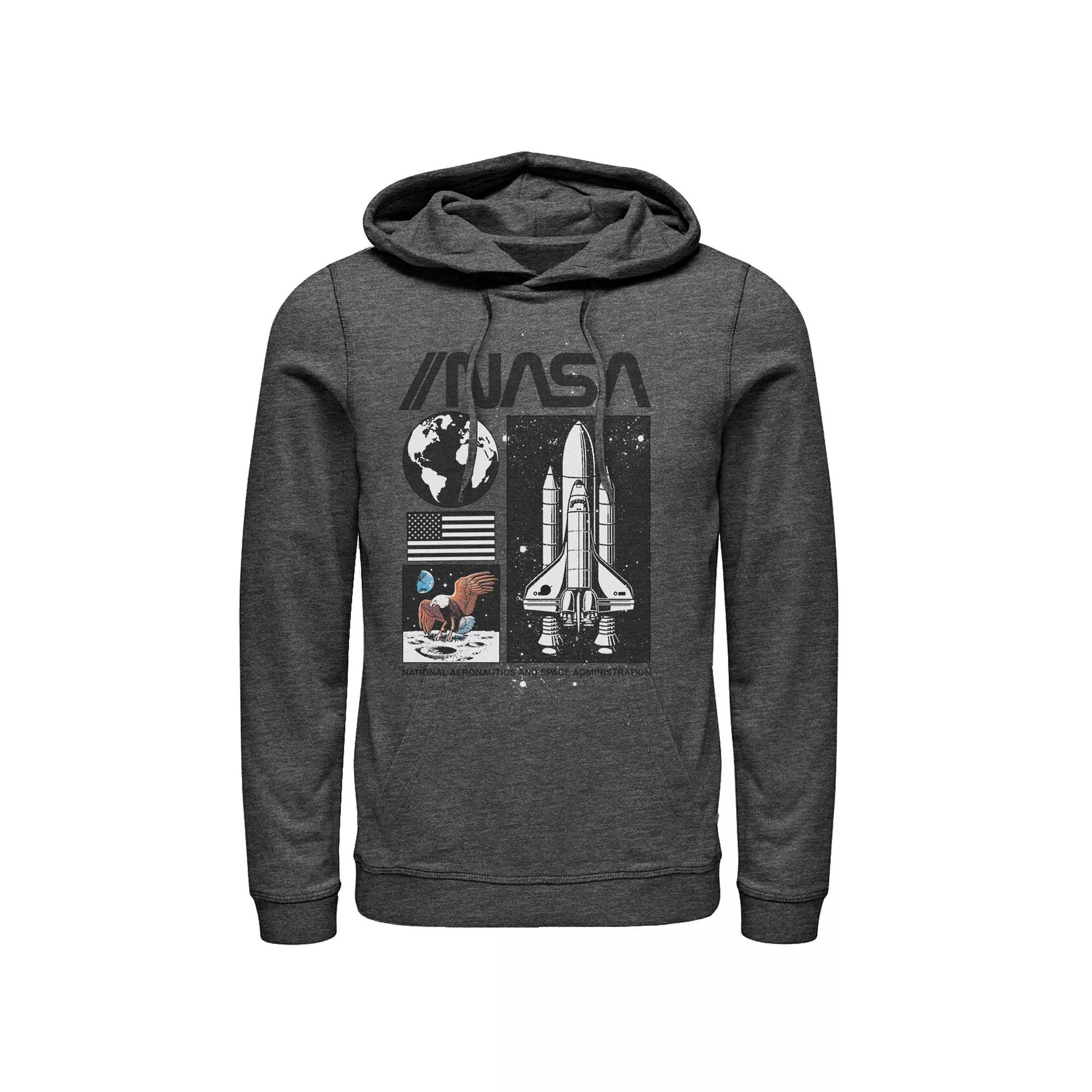 Men's NASA Collage Panel Portraits Hoodie,  Product Image