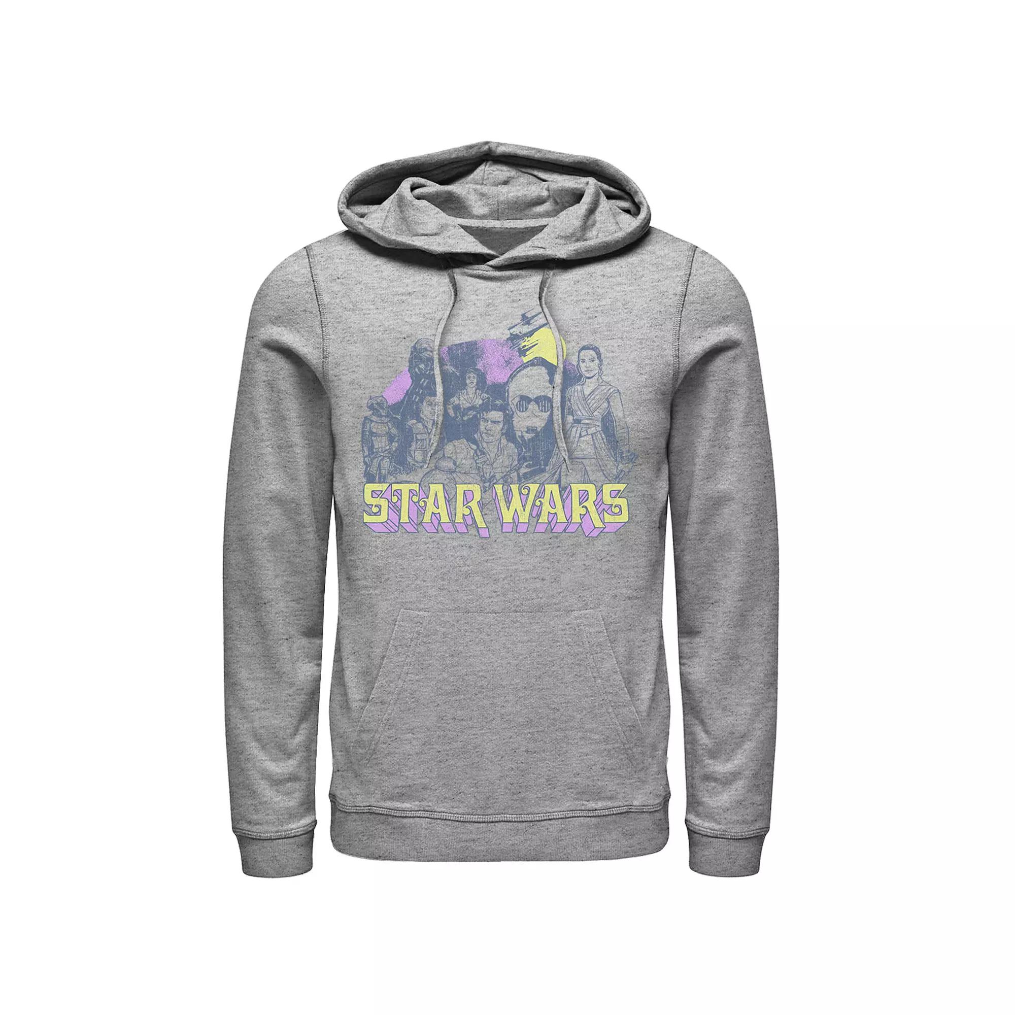 Men's Star Wars The Rise of Skywalker Vintage Collage Graphic Hoodie,  Product Image