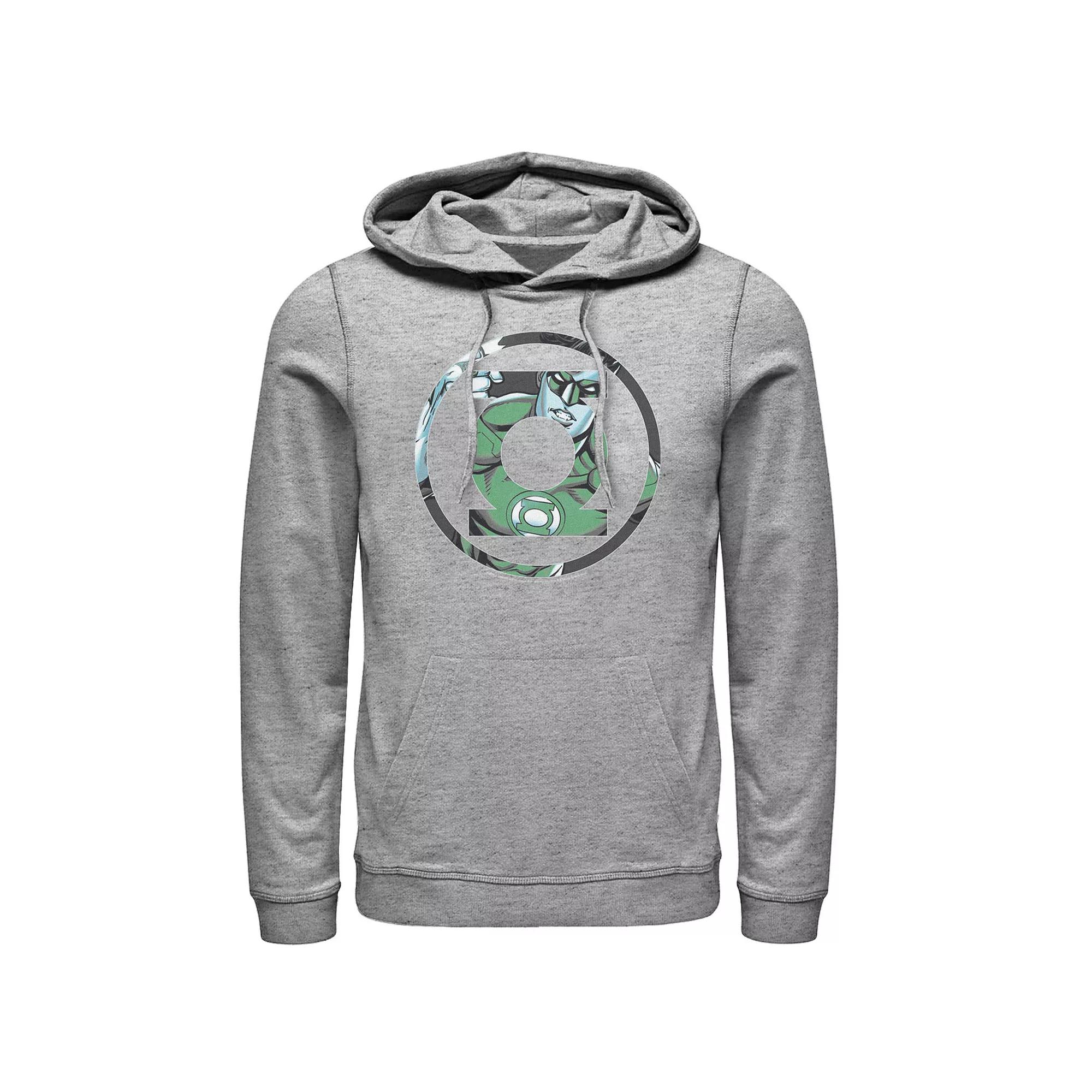 Men's DC Comics Green Lantern Face Logo Hoodie,  Product Image