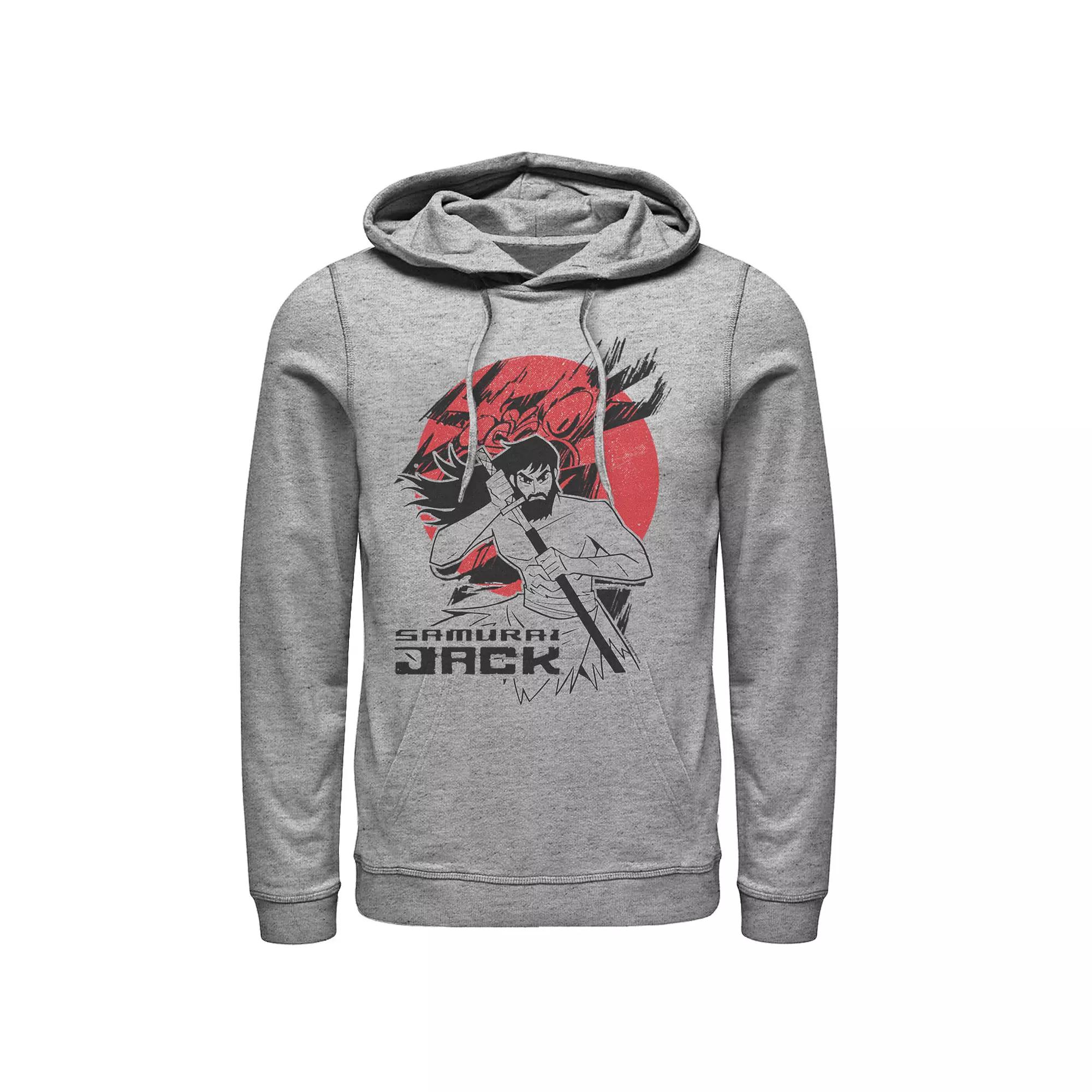 Men's Cartoon Network Samurai Jack The Warrior & The Sun Sketch Hoodie,  Product Image