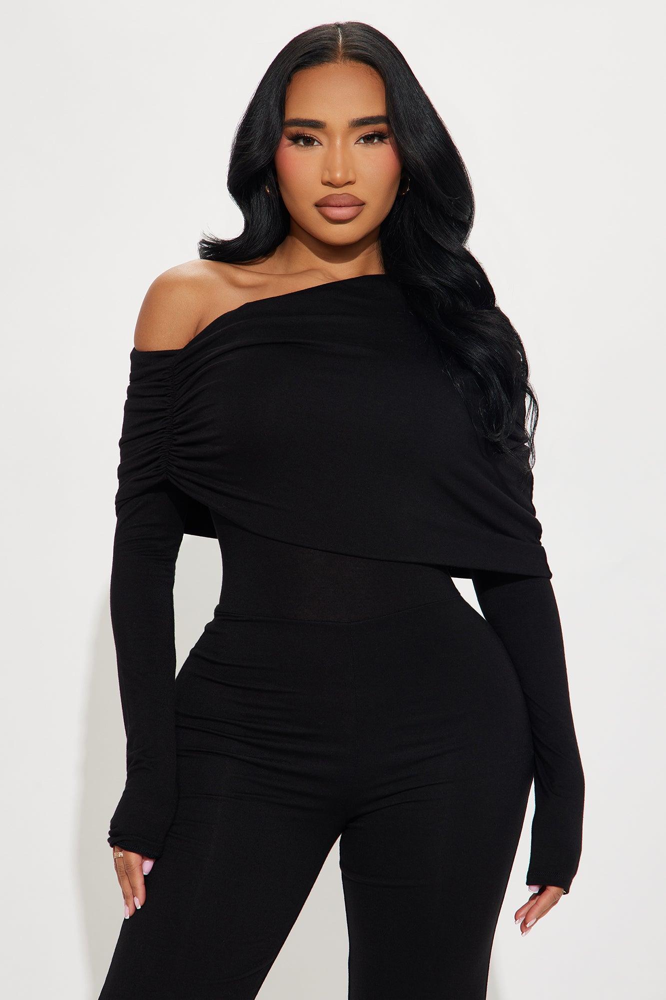 Getting To Know You Jumpsuit - Black Product Image