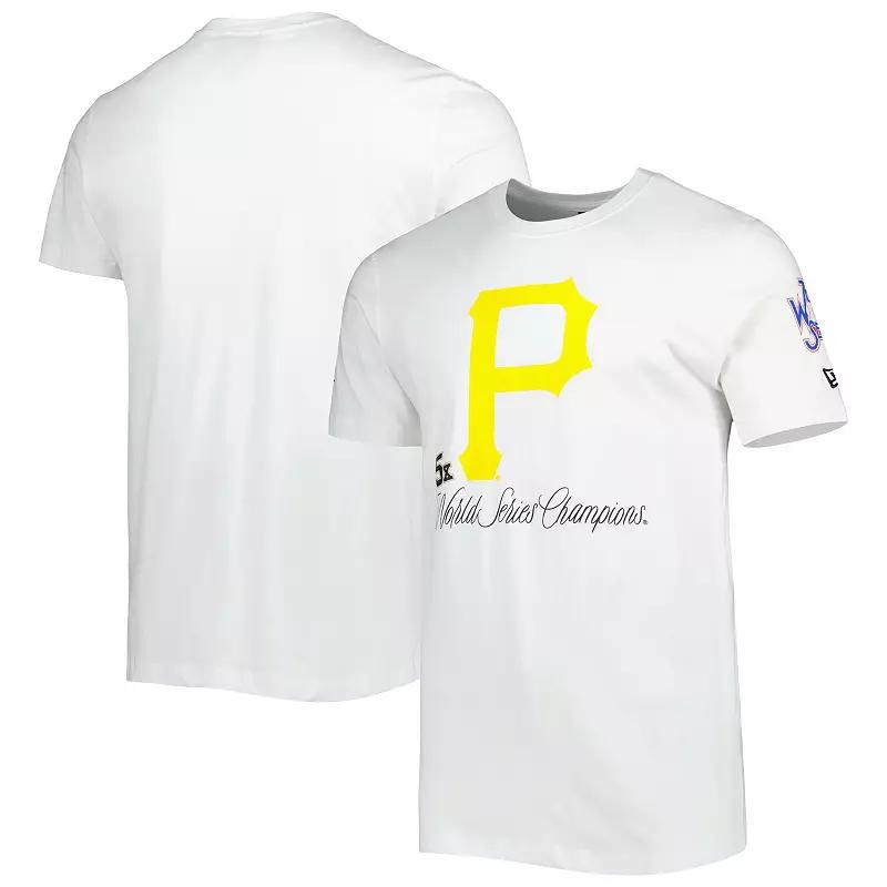 Men's New Era White Pittsburgh Pirates Historical Championship T-Shirt,  Product Image