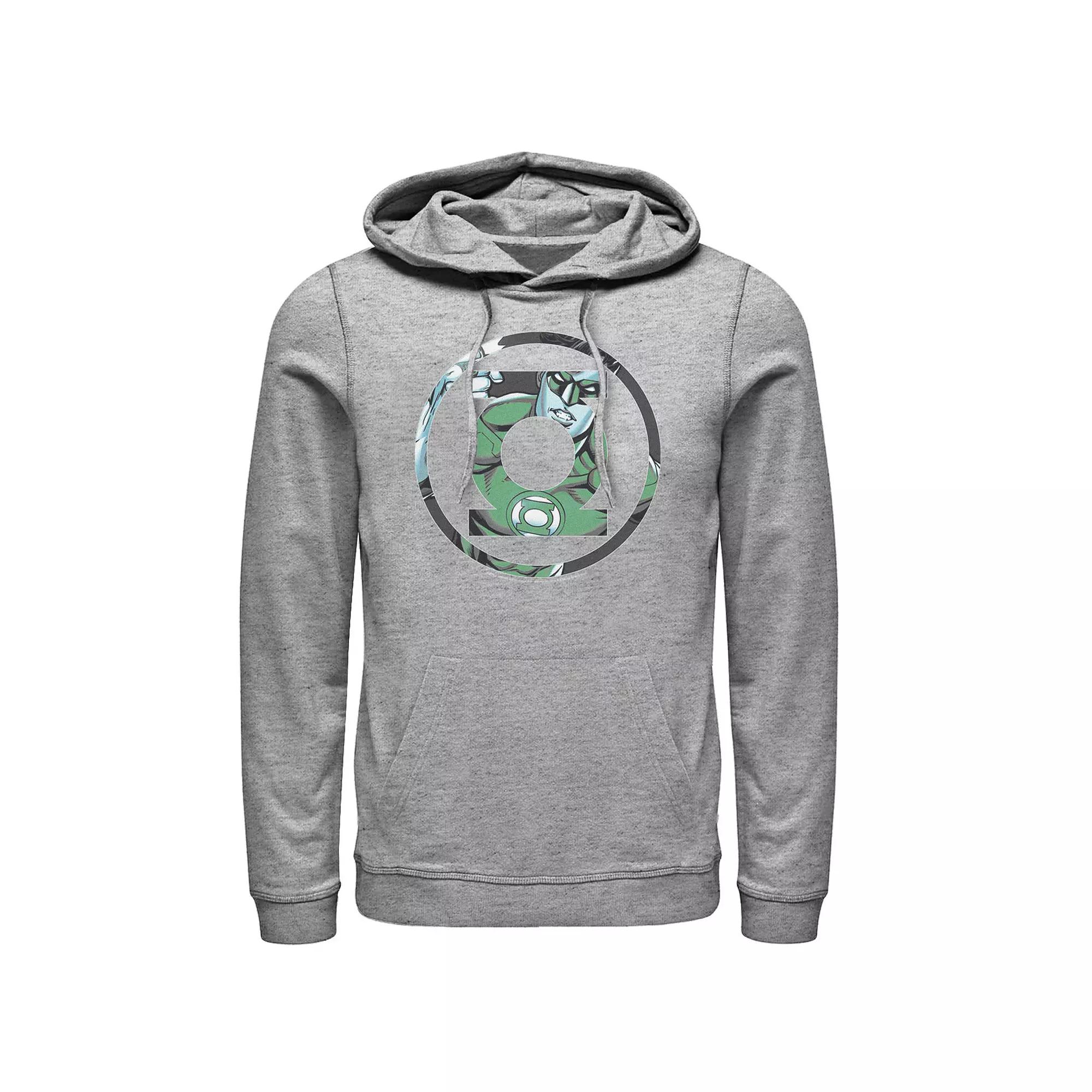 Men's DC Comics Green Lantern Face Logo Hoodie,  Product Image