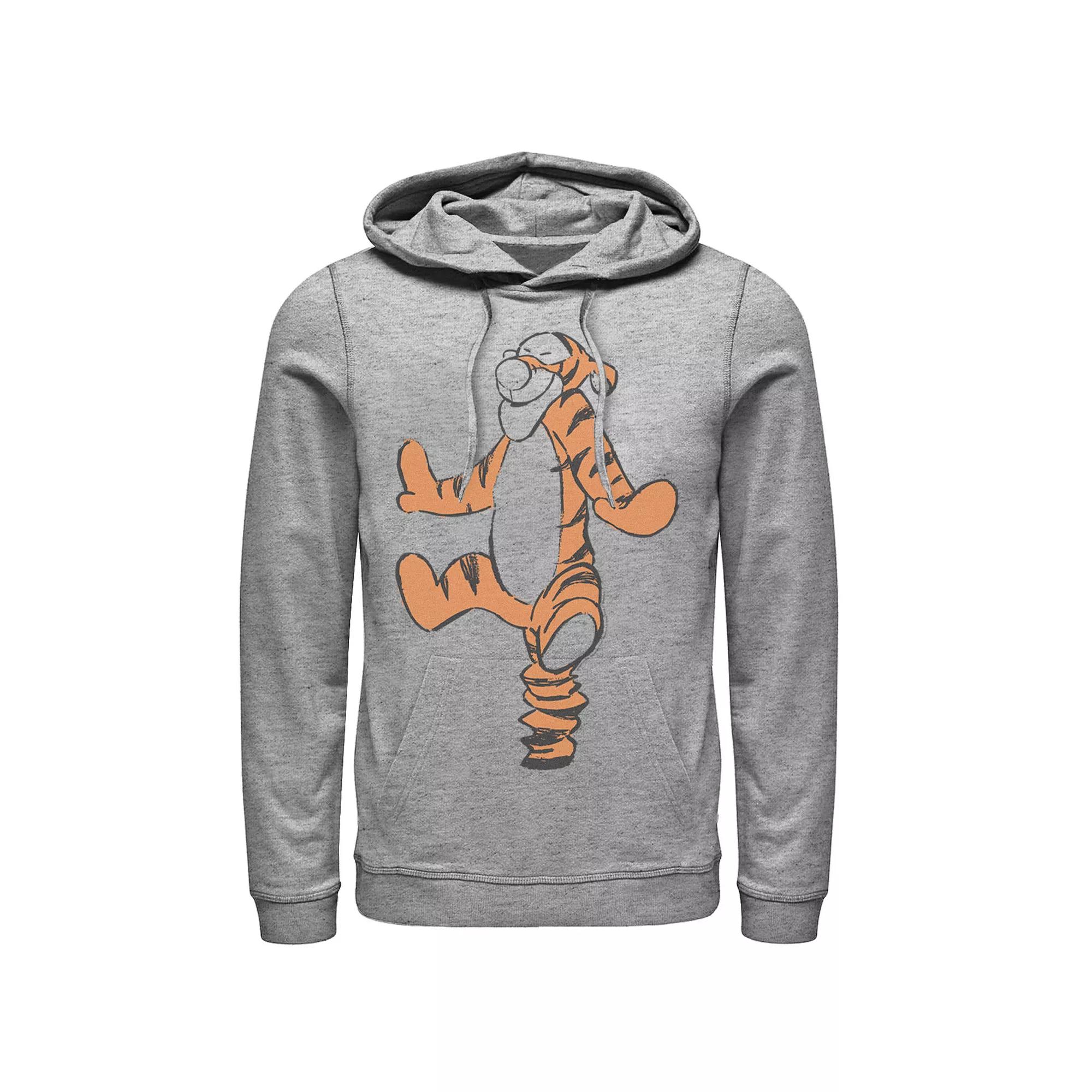 Disney's Winnie The Pooh Tigger Art Sketch Men's Hoodie,  Product Image