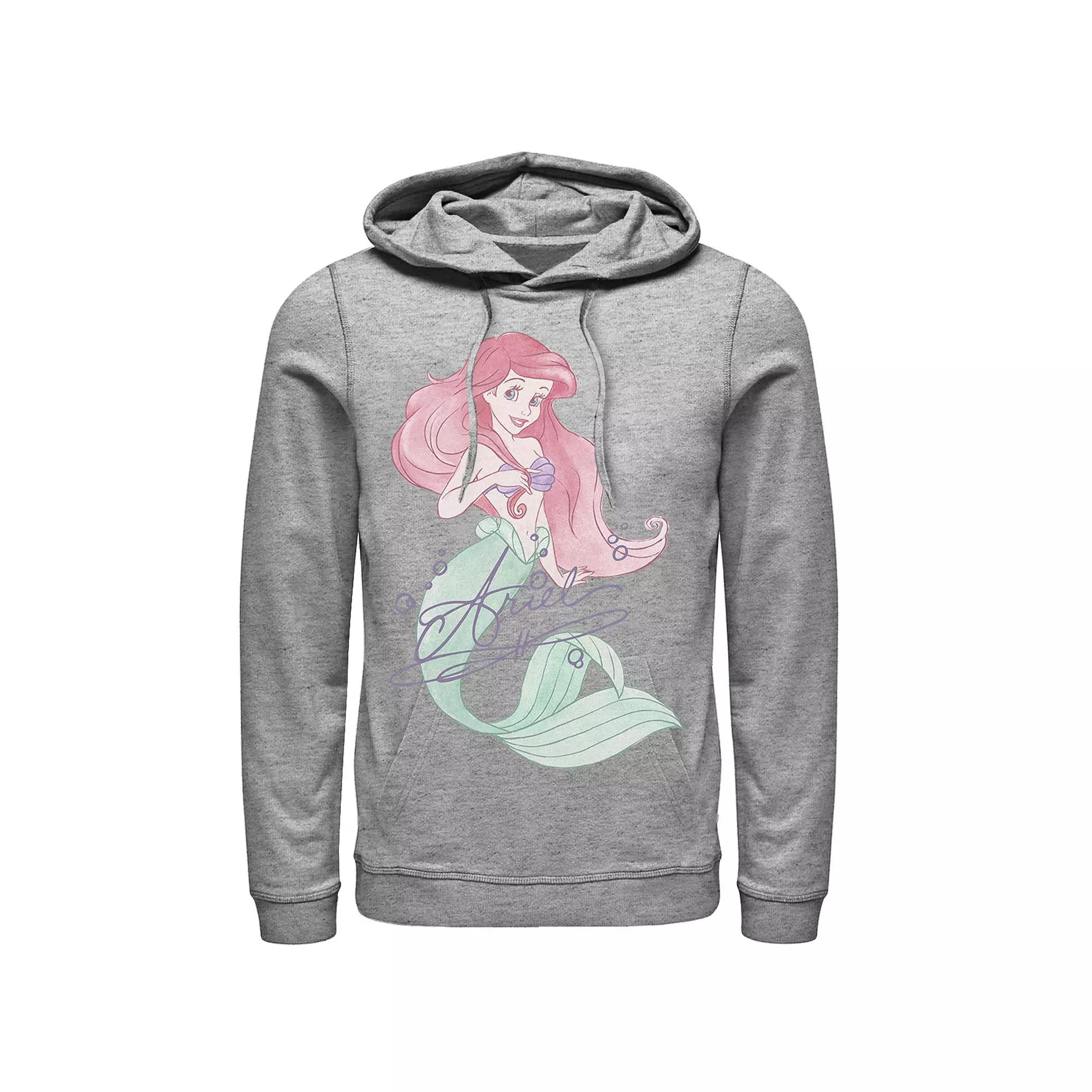 Disney's The Little Mermaid Ariel Men's Signed Portrait Hoodie,  Product Image