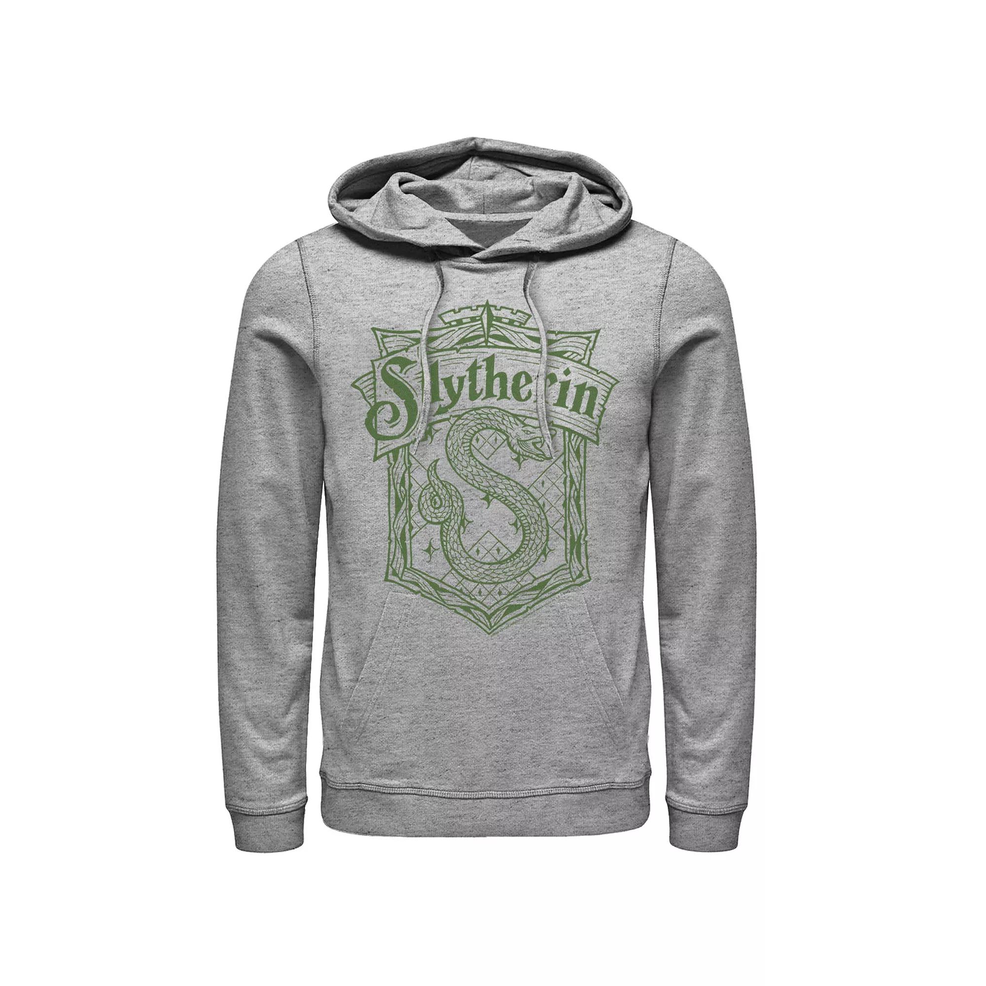 Men's Harry Potter Slytherin Detailed Crest Hoodie,  Product Image