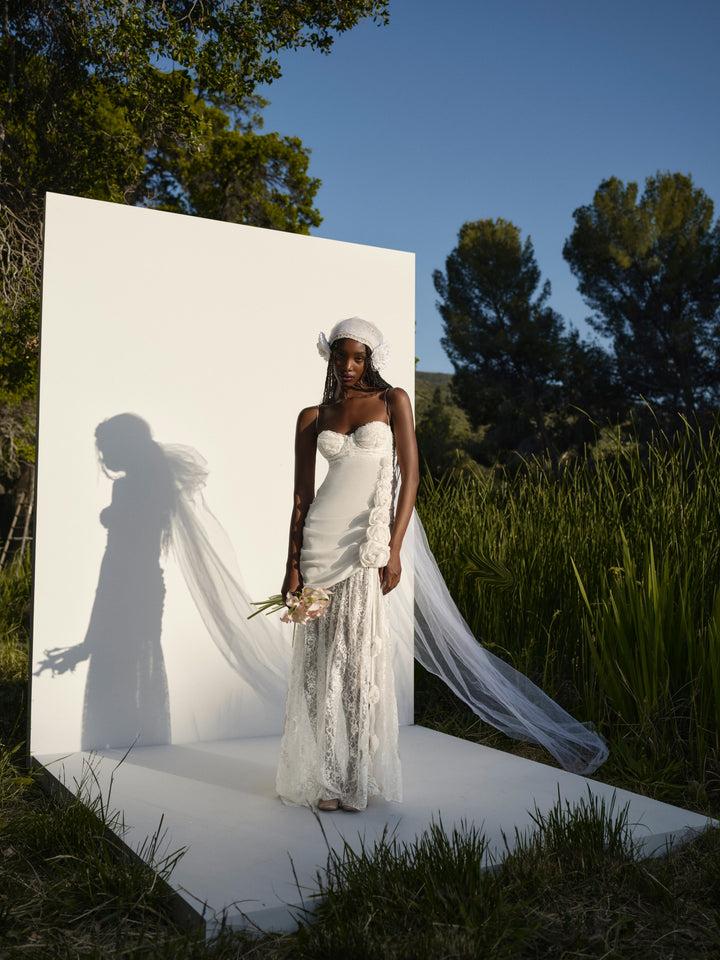 Bellany Gown — White Product Image