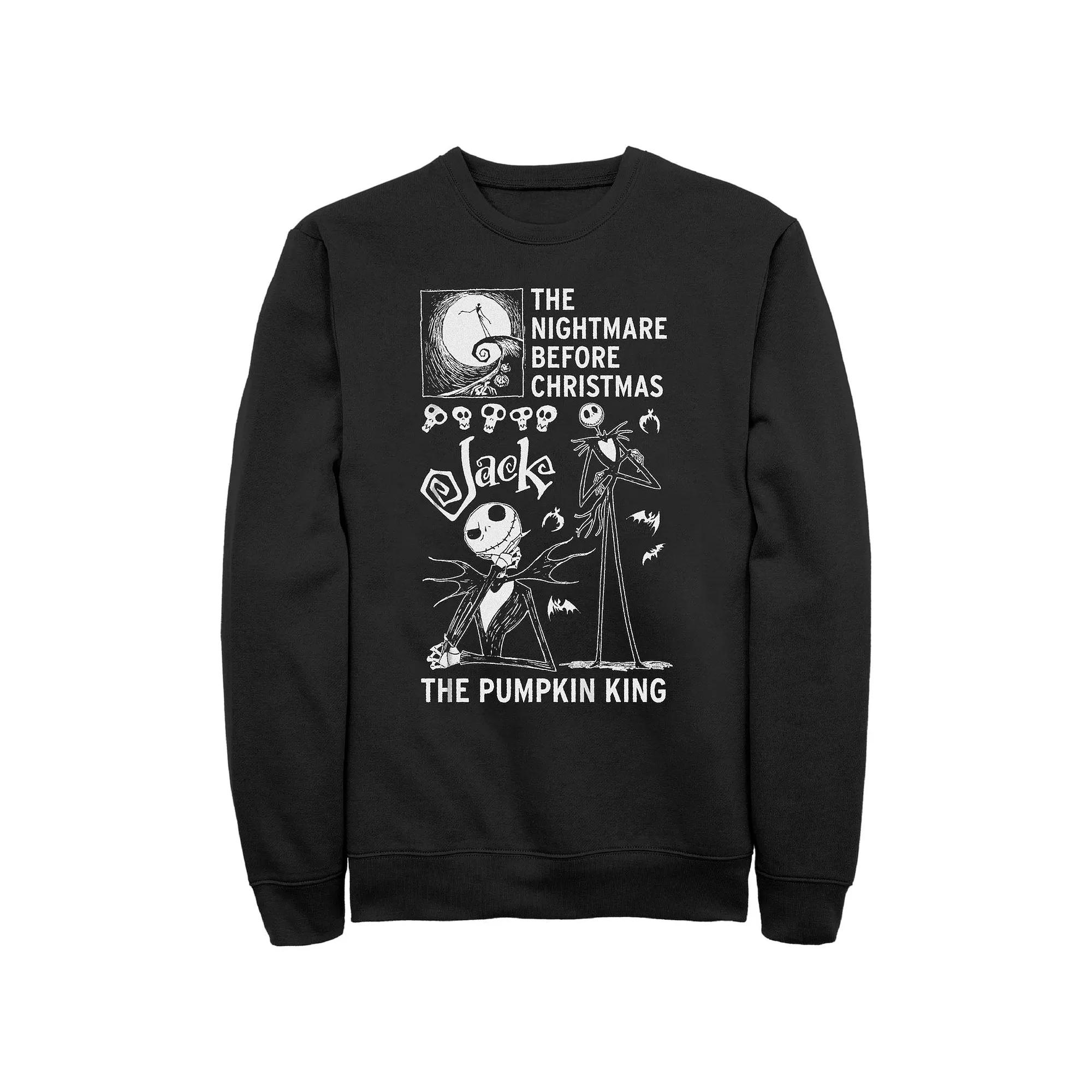 Disney's The Nightmare Before Christmas Jack The Pumpkin King Men's Graphic Fleece,  Product Image