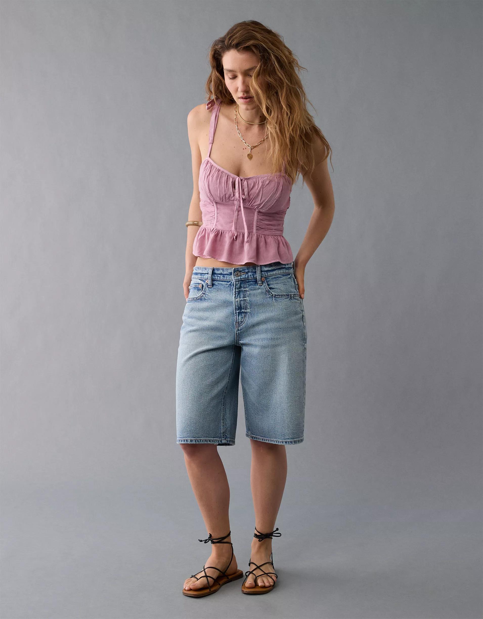 AE Corset Peplum Top Product Image