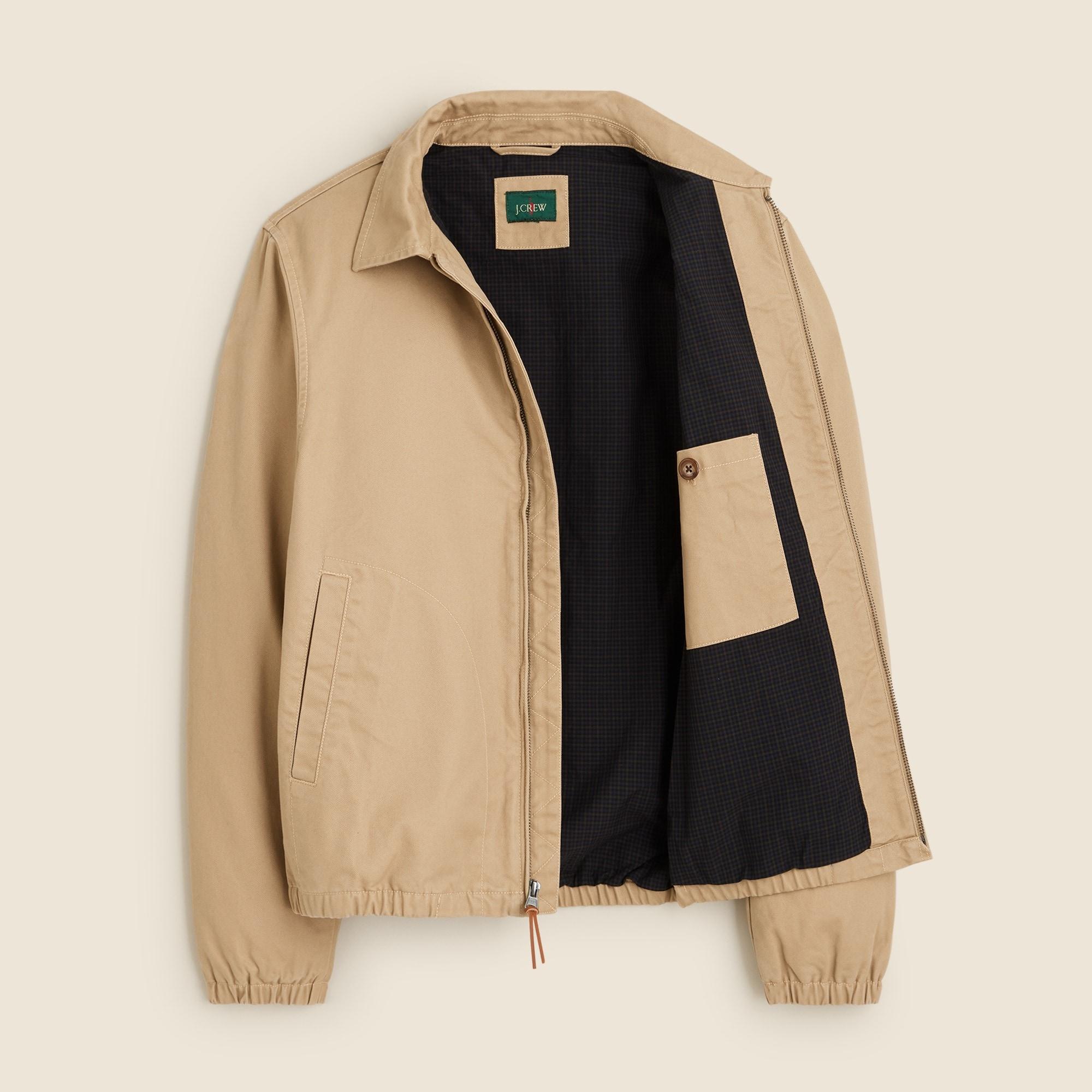 Harrington jacket in cotton twill Product Image