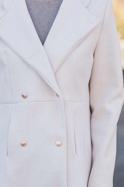 City Streets Oatmeal Brown Coat Female Product Image