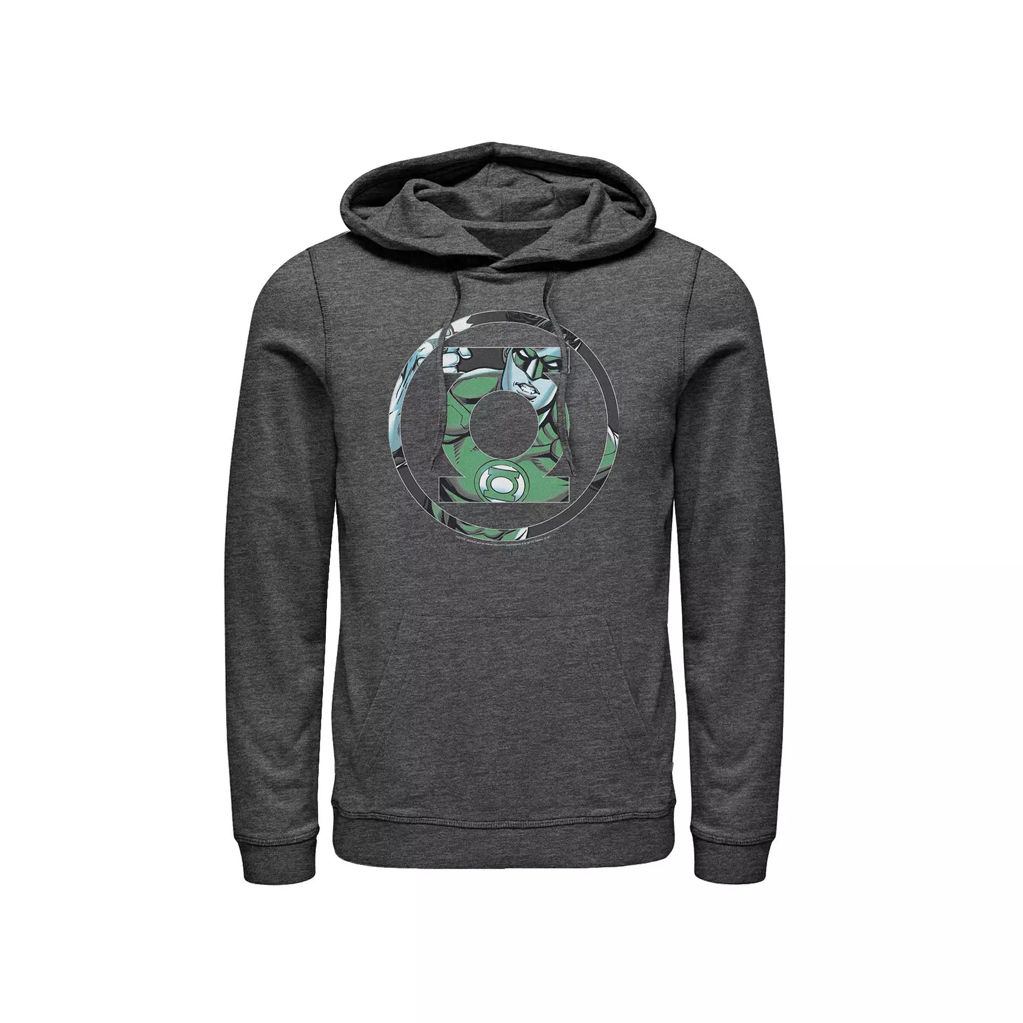 Men's DC Comics Green Lantern Face Logo Hoodie,  Product Image