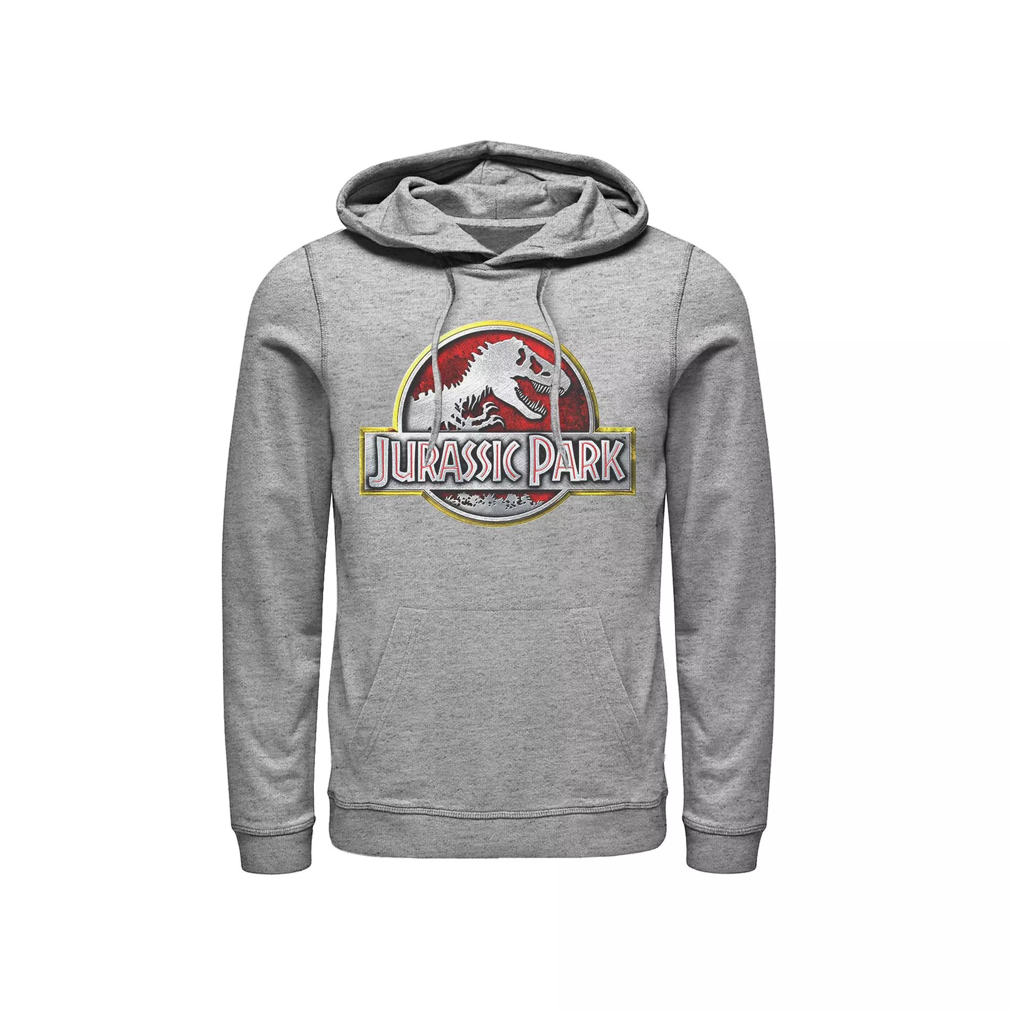 Men's Jurassic Park Chrome Logo Hoodie,  Product Image