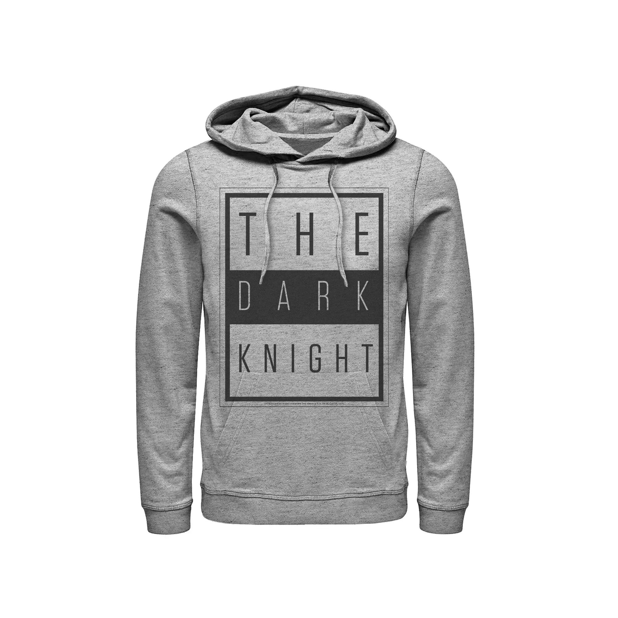 Men's DC Comics Batman The Dark Knight Block Poster Hoodie,  Product Image