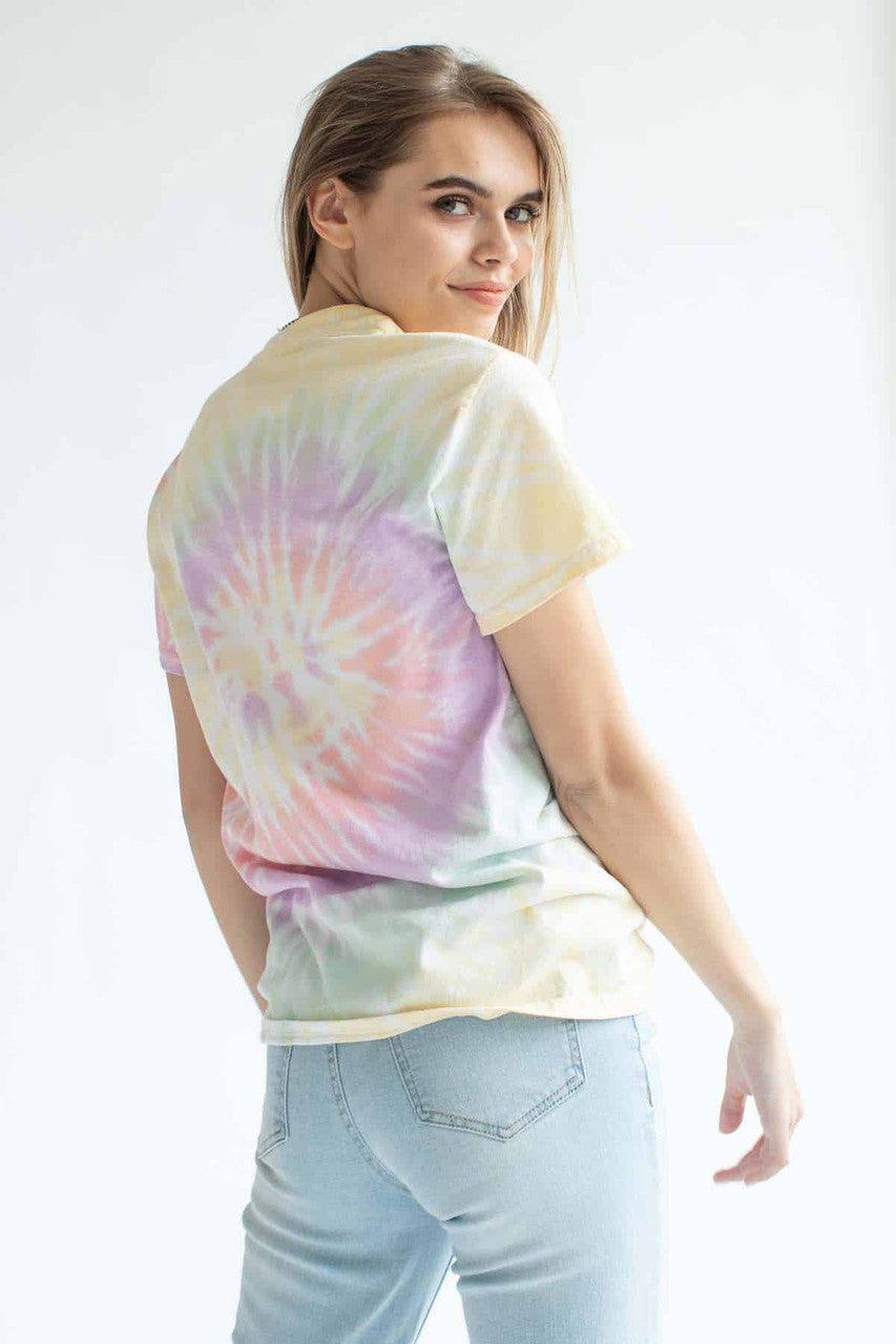 Zen Rainbow Tie Dye Shirt Product Image