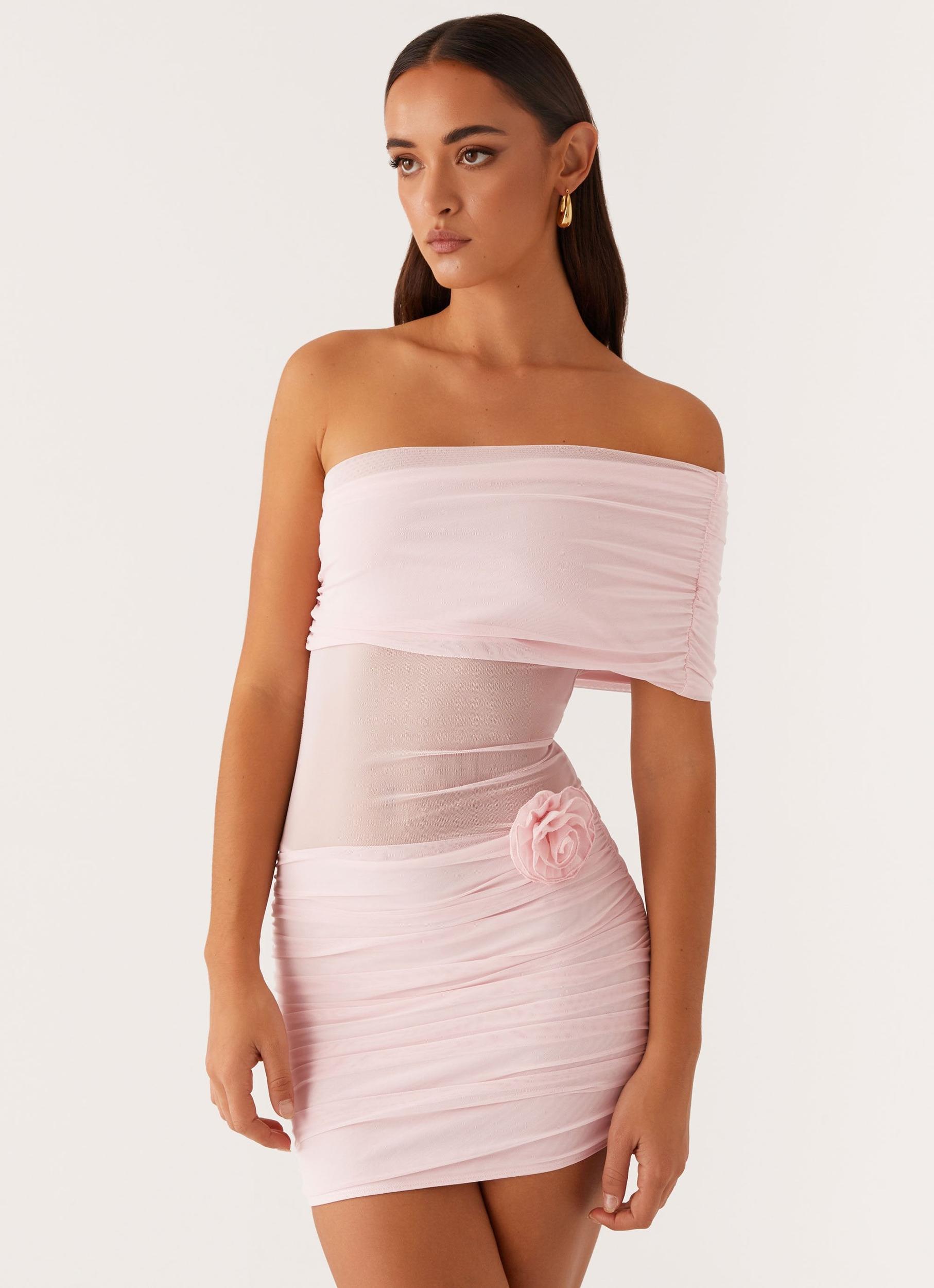 Teyana Mini Dress - Pink Product Image