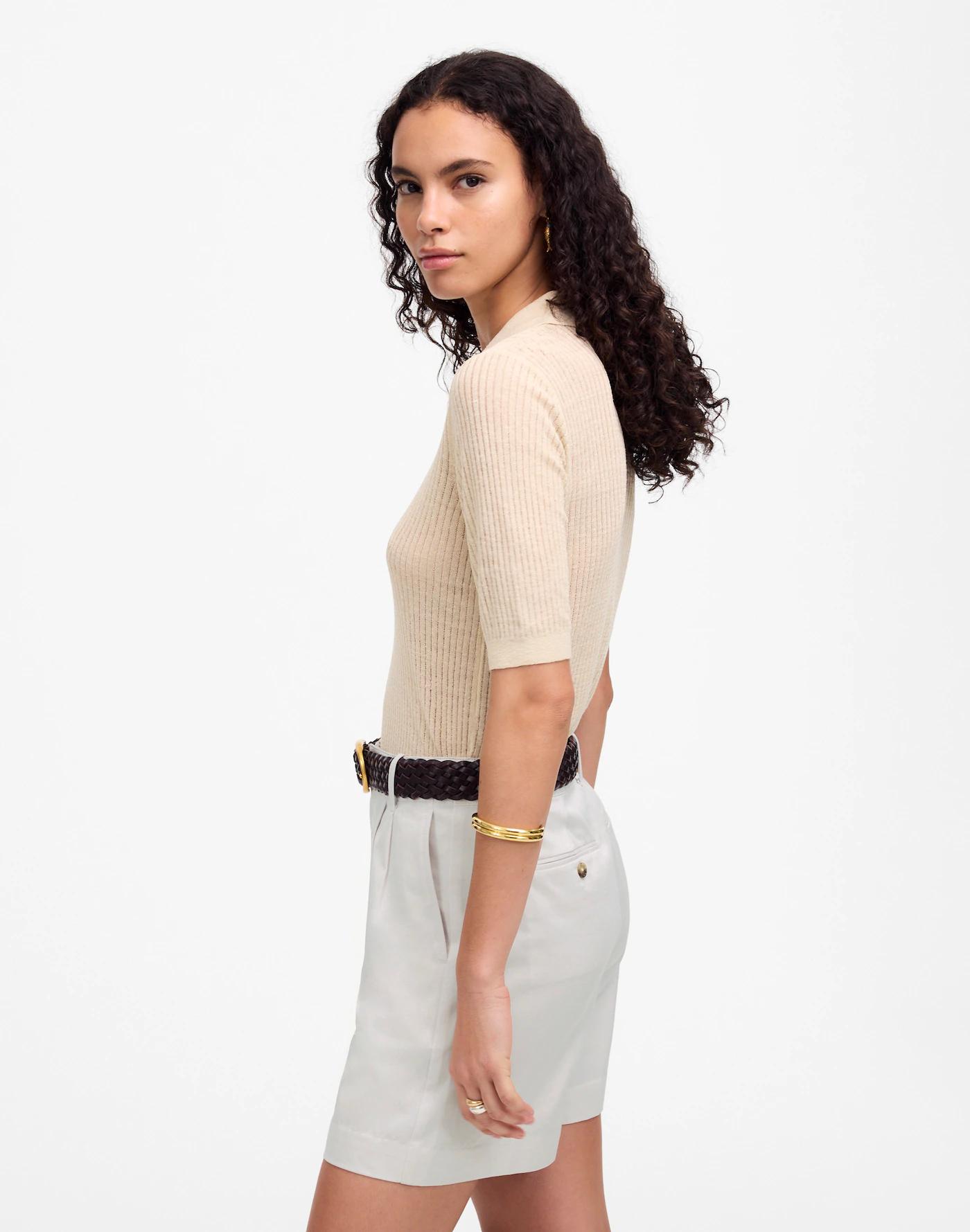 The Drapey Twill Pleated Short Product Image