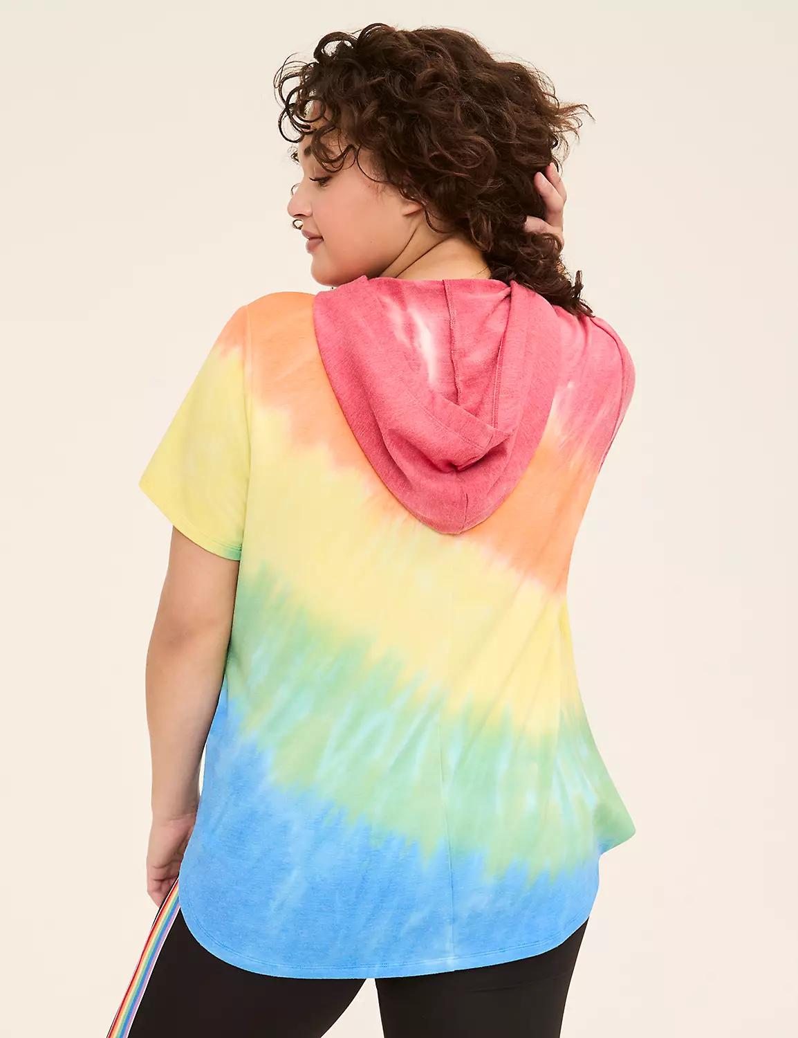 LIVI French Terry Short-Sleeve Hoodie Product Image