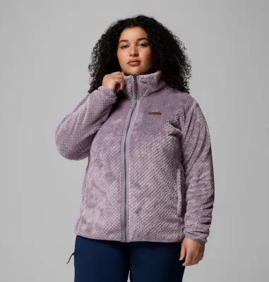 Columbia Womens Fire Side II Sherpa Full Zip Fleece - Plus Size- Product Image