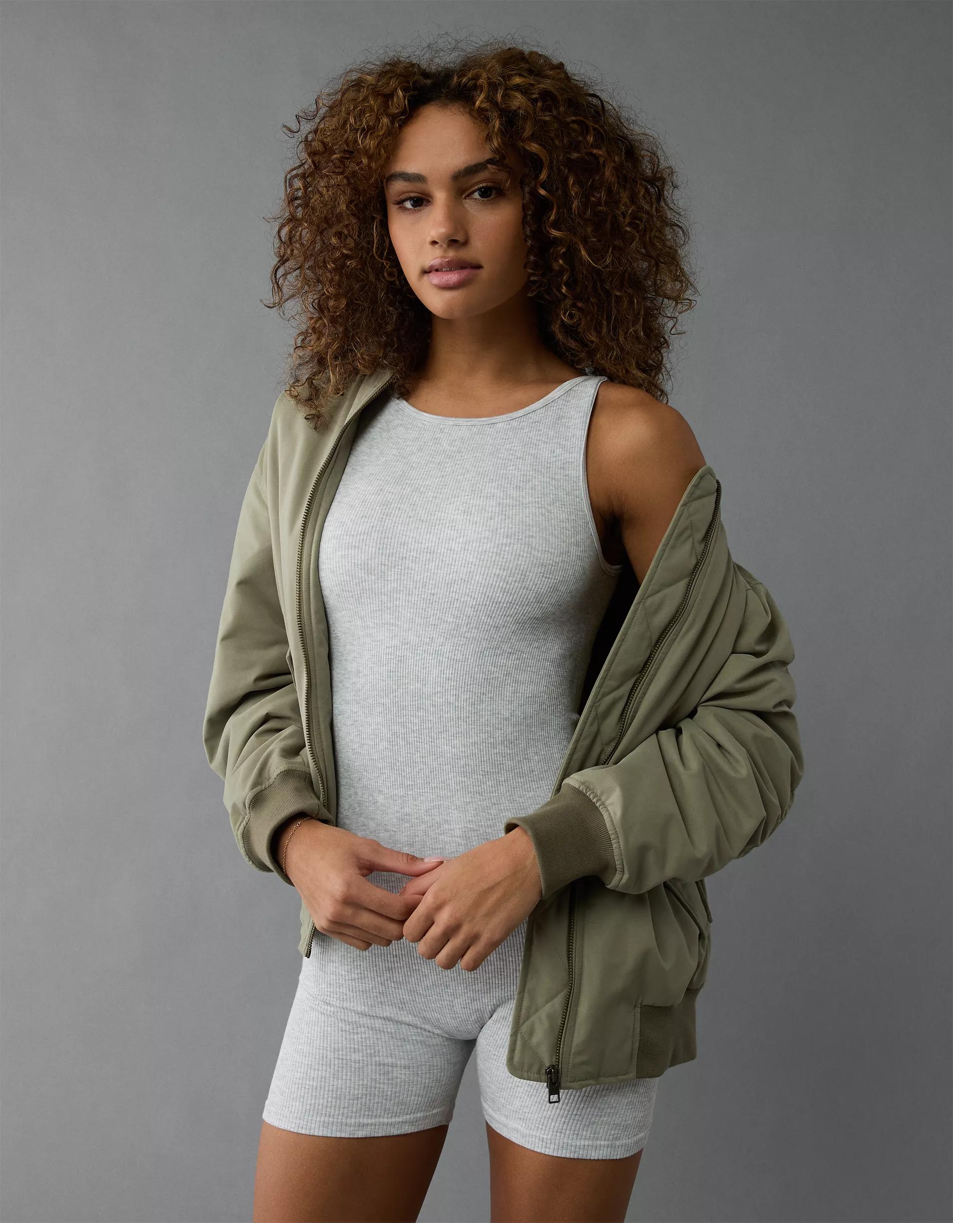 AE High Neck Seamless Lounge Romper Product Image