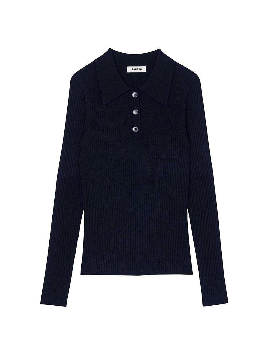 Womens Rib Knit Jumper Product Image