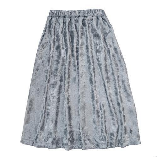 Tocoto Vintage Metallic Midi Skirt Product Image