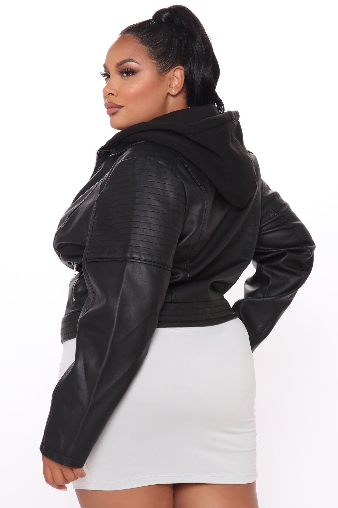 My Go To PU Jacket - Black Female Product Image