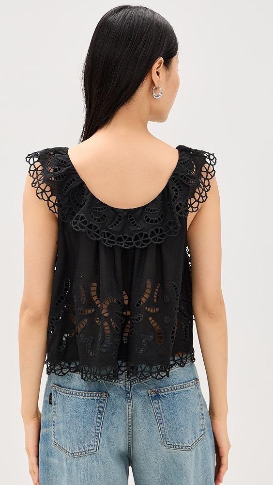 Sea Marja Embroidery Flutter Tank | Shopbop Product Image