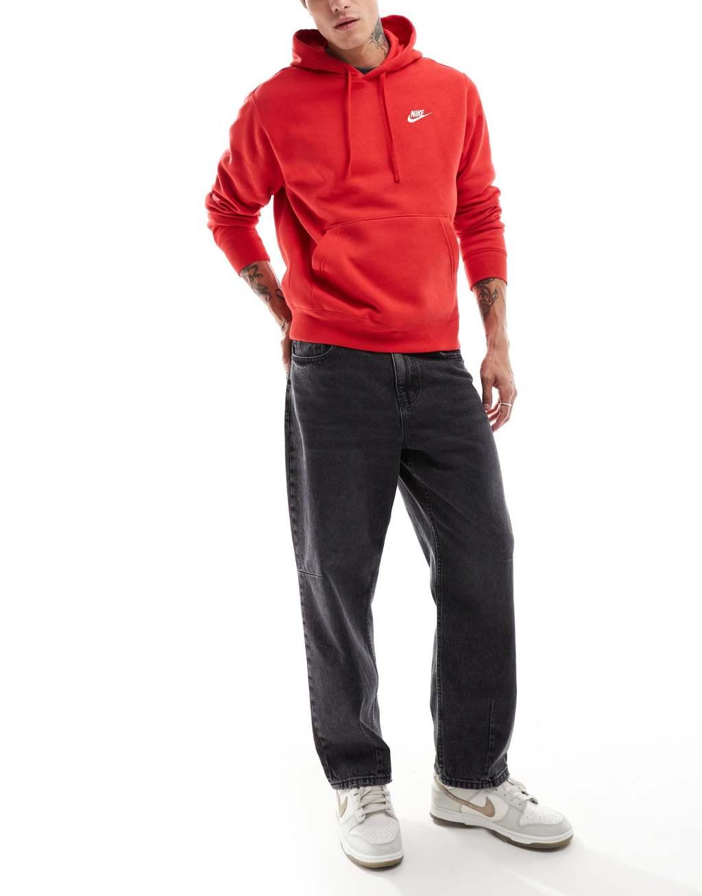 Men's Nike Club Pull-Over Fleece Hoodie,  Product Image