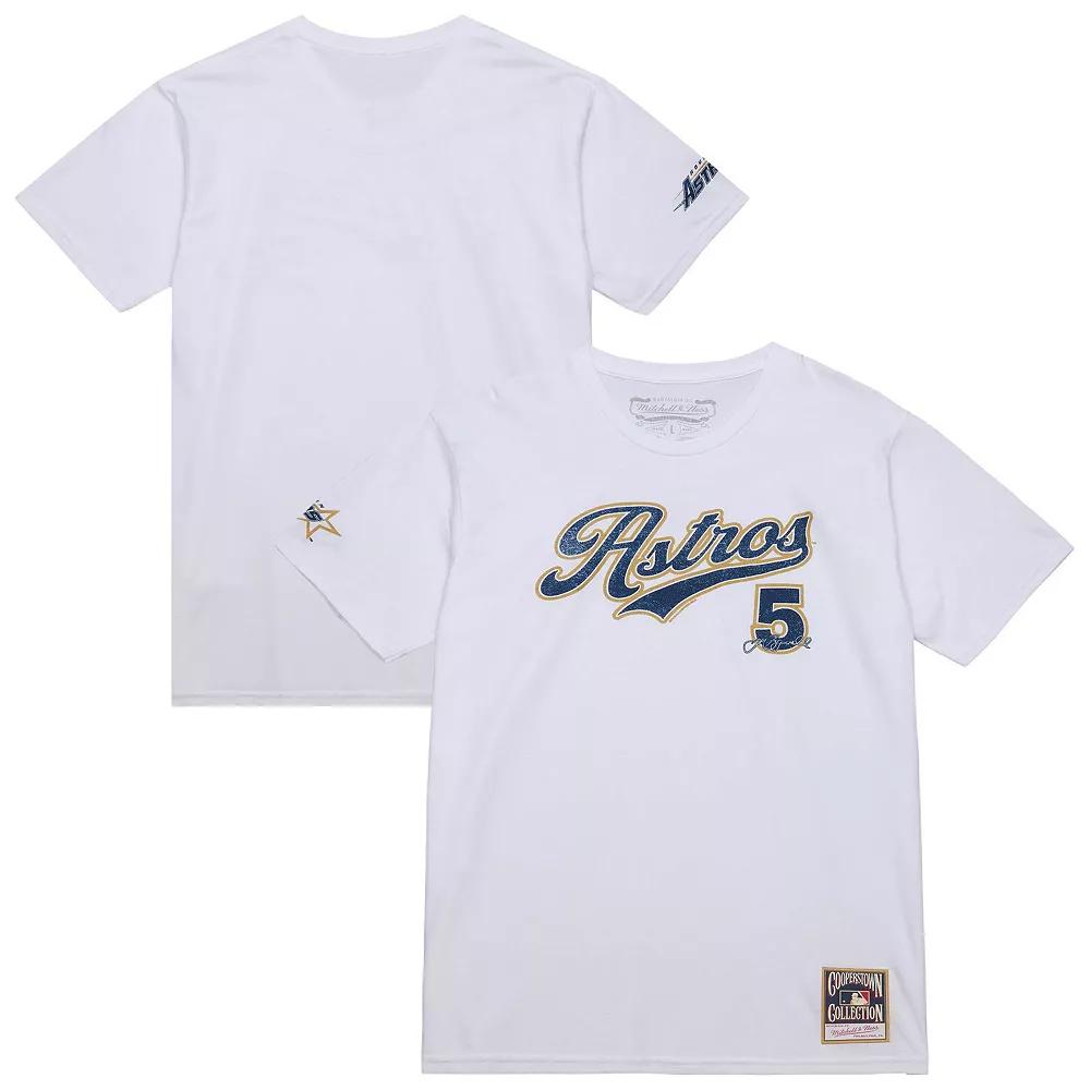 Men's Mitchell & Ness Jeff Bagwell White Houston Astros Cooperstown Collection Player T-Shirt, Size: Large Product Image