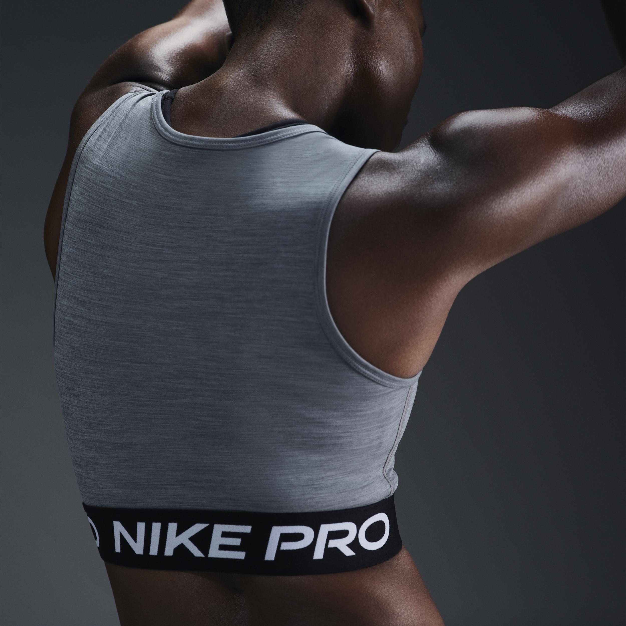Womens Nike Pro Dri-FIT Cropped Tank Top | FZ3615-084 Product Image