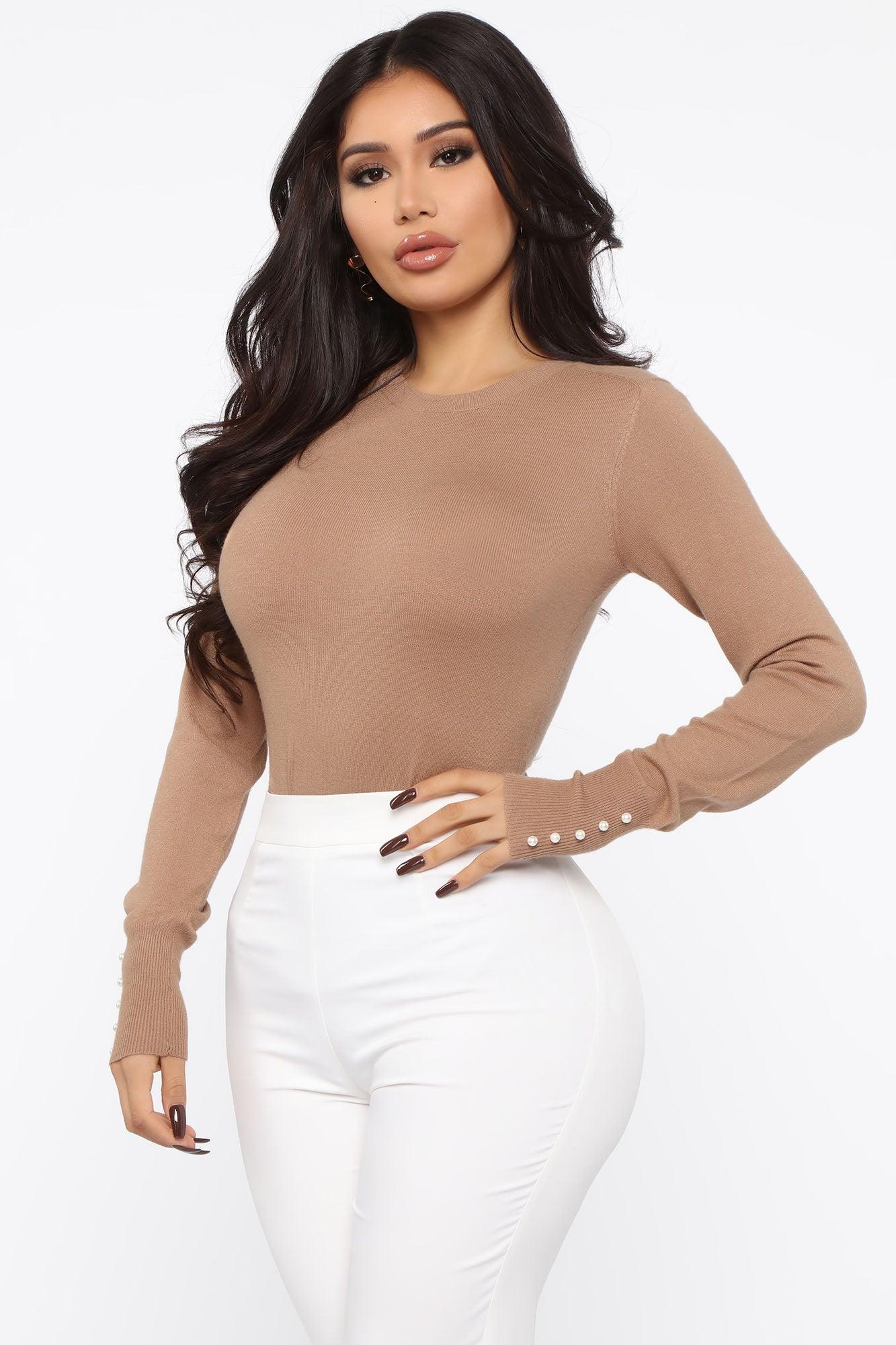 Doesn't Matter To Me Sweater - Camel Female Product Image