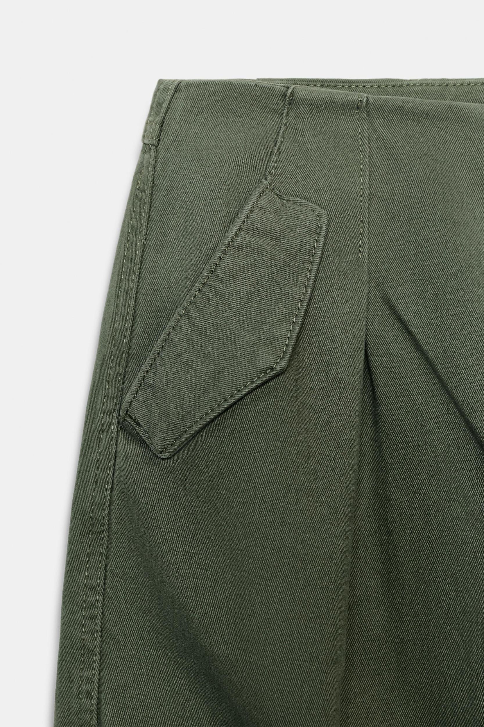 MID-RISE CARGO PANTS Product Image