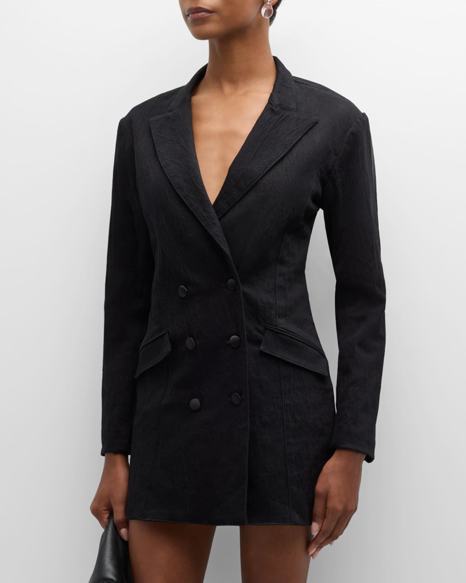 Tuxedo Mini Dress Product Image