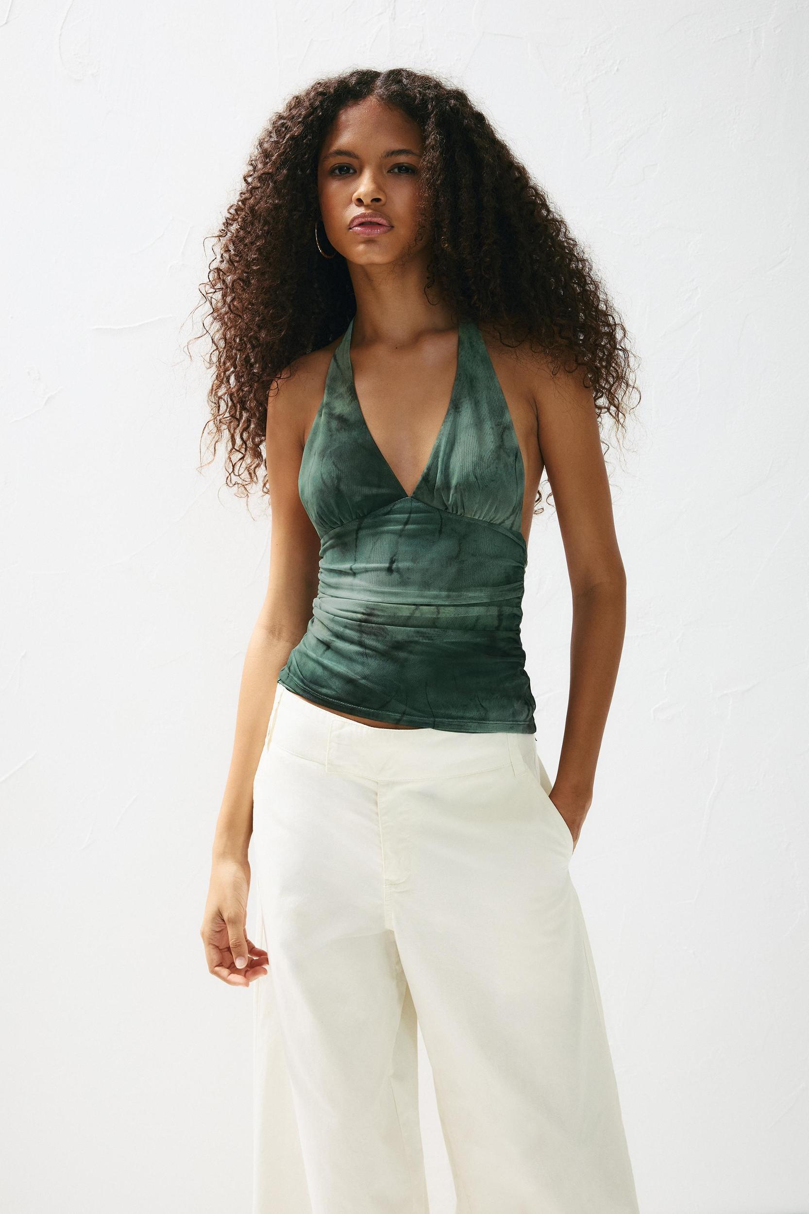 Tie-dye halter top Product Image