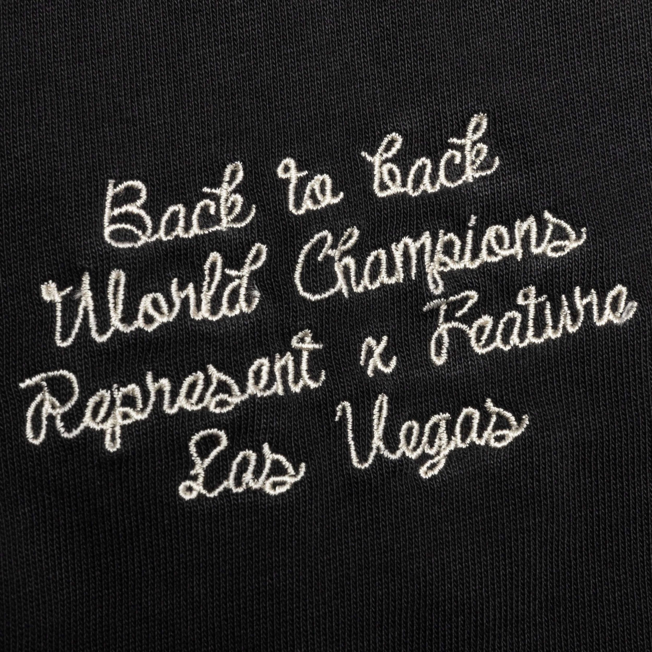 Feature x Represent Champions L/S T-Shirt - Stained Black Male Product Image