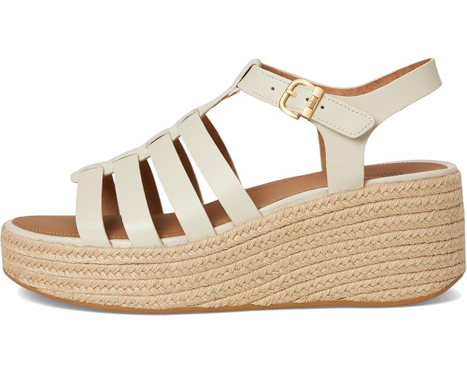 Platfforms Leather/Cork Heeled Ankle-Strap Sandals Product Image