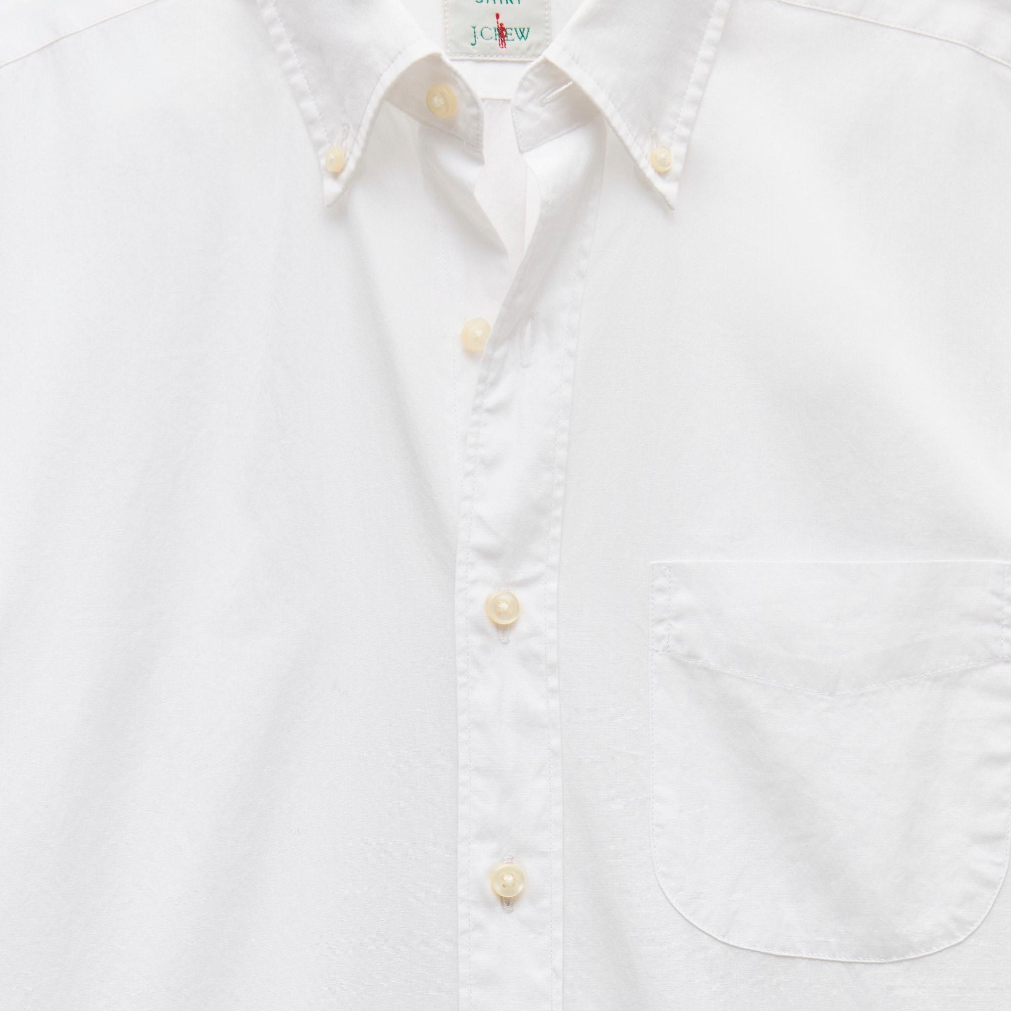 Poplin shirt with button-down collar Product Image