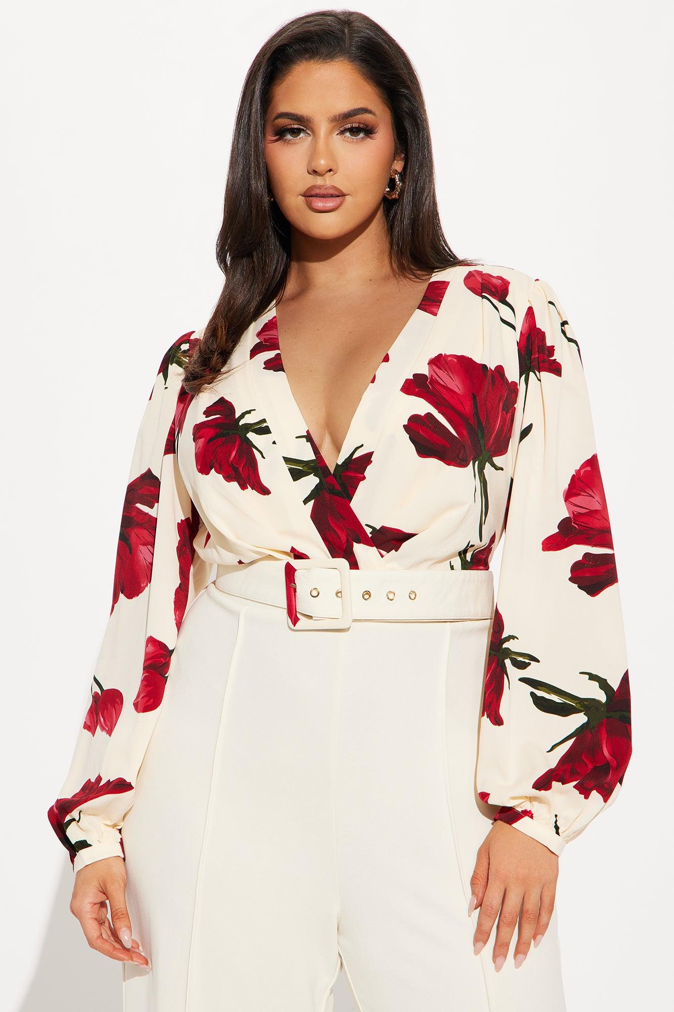 Wish You Well Jumpsuit - Cream/combo Product Image