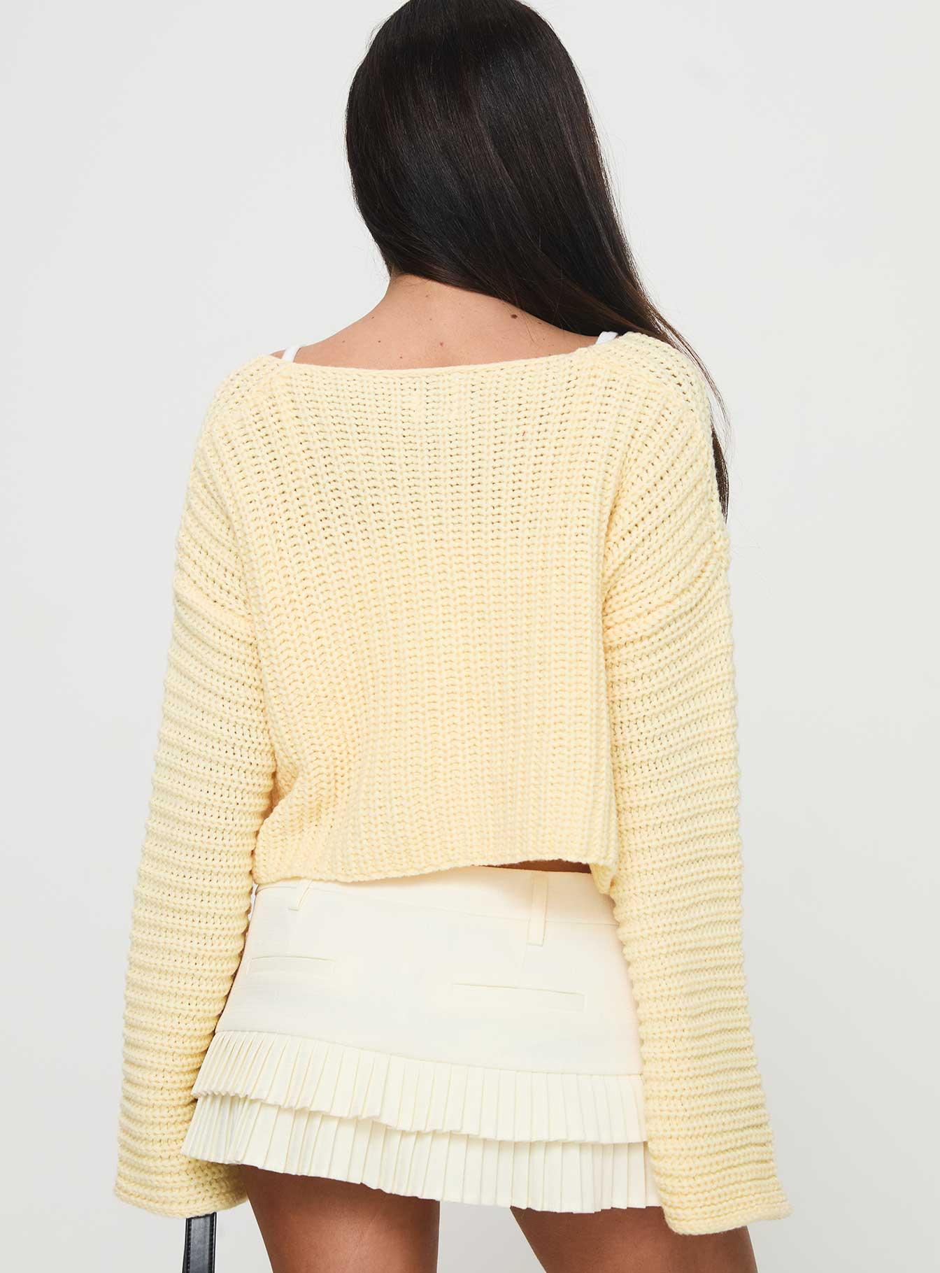 Artha Cardigan Lemon Product Image