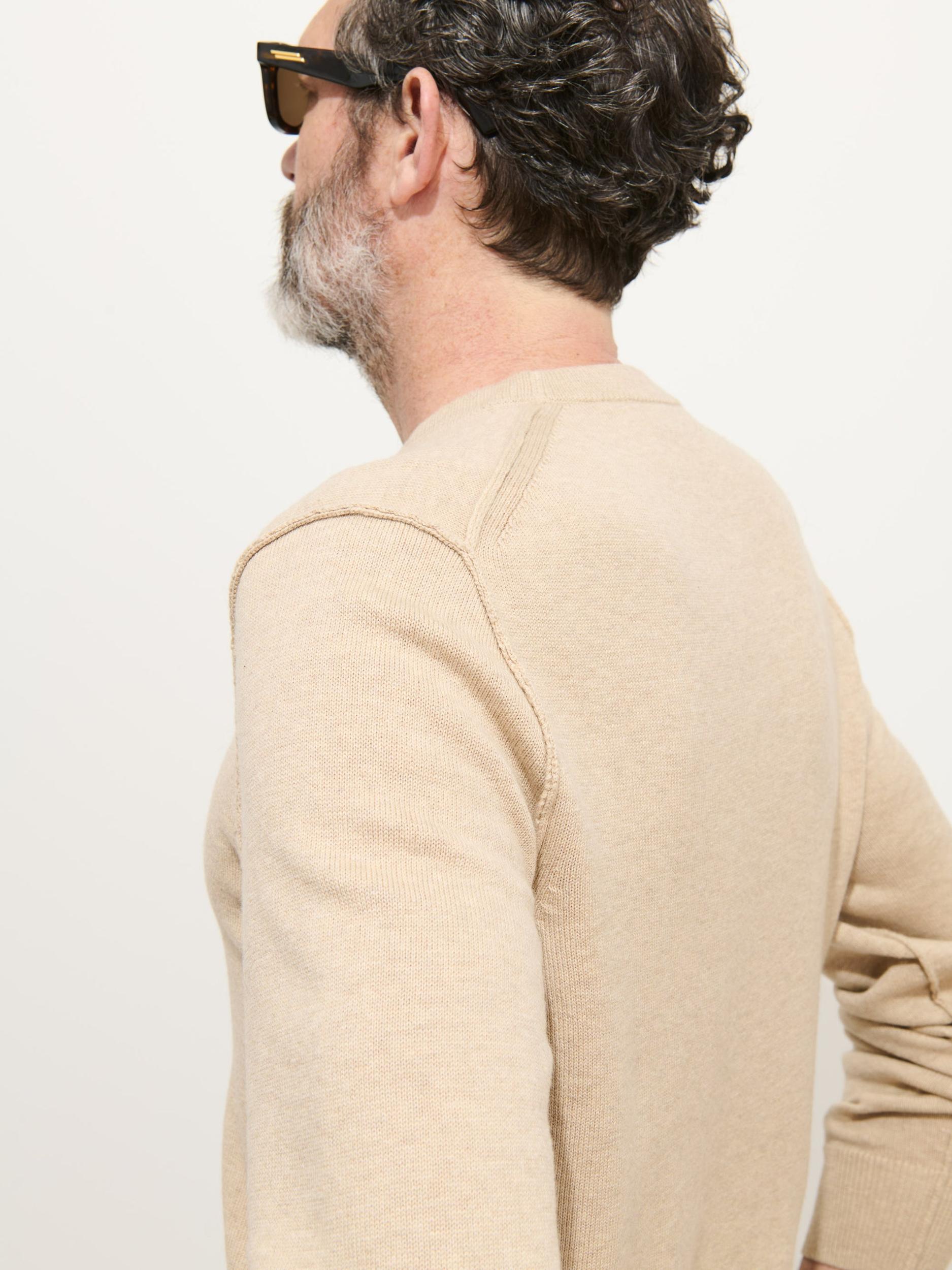 Reverse Seam Crew In Wool Cotton Product Image