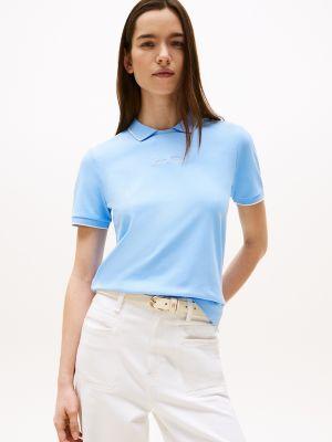 Regular Fit Stretch Crewneck Polo Product Image