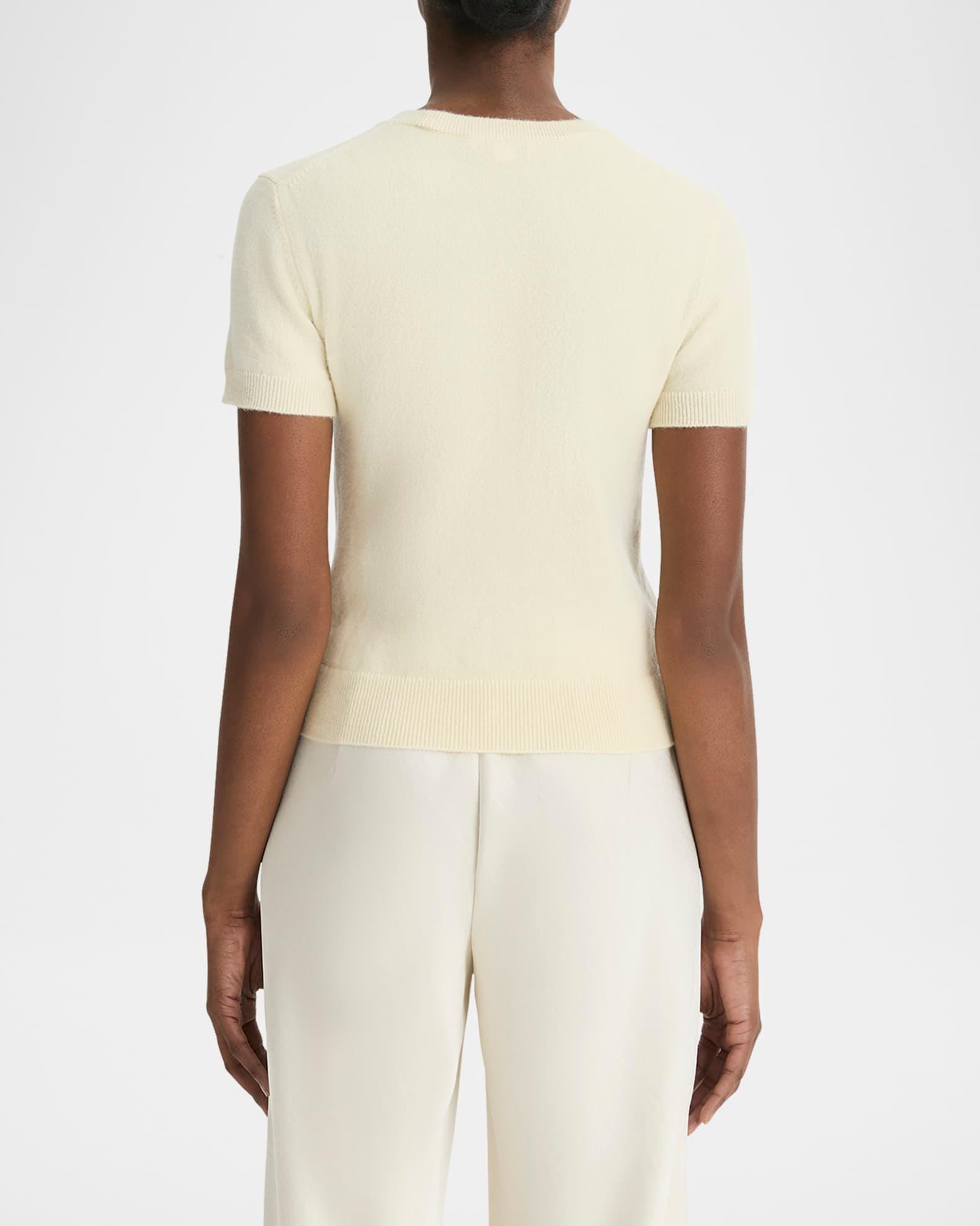 Short-Sleeve Cashmere-Blend Tee Product Image