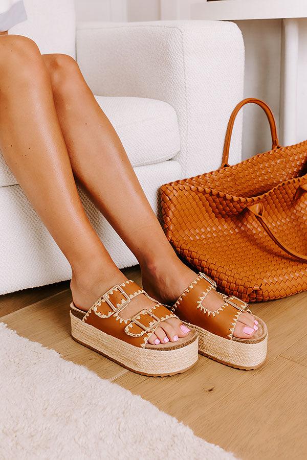 Calluna Faux Leather Platform Sandal Product Image