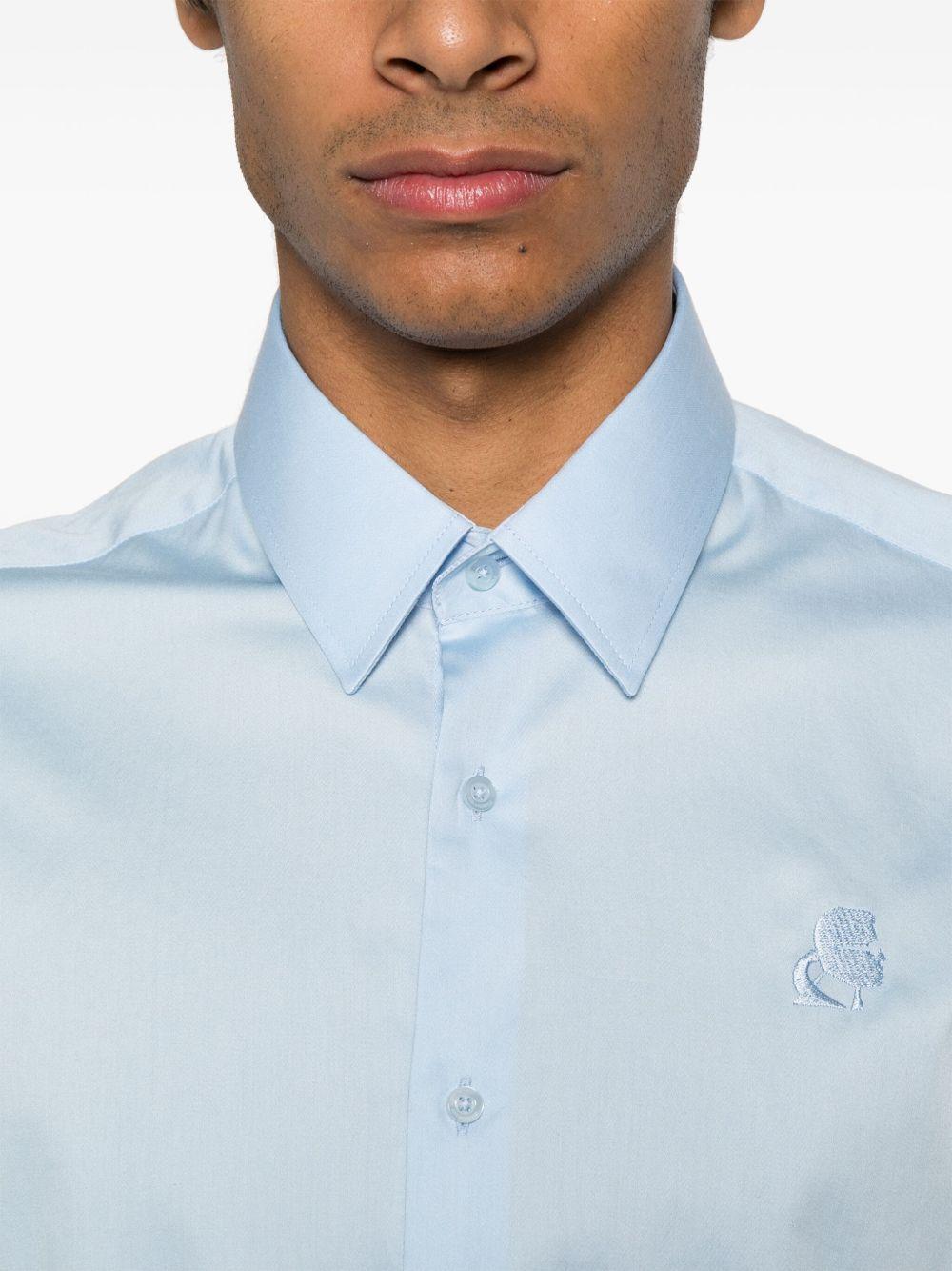 embroidered-logo shirt  Product Image