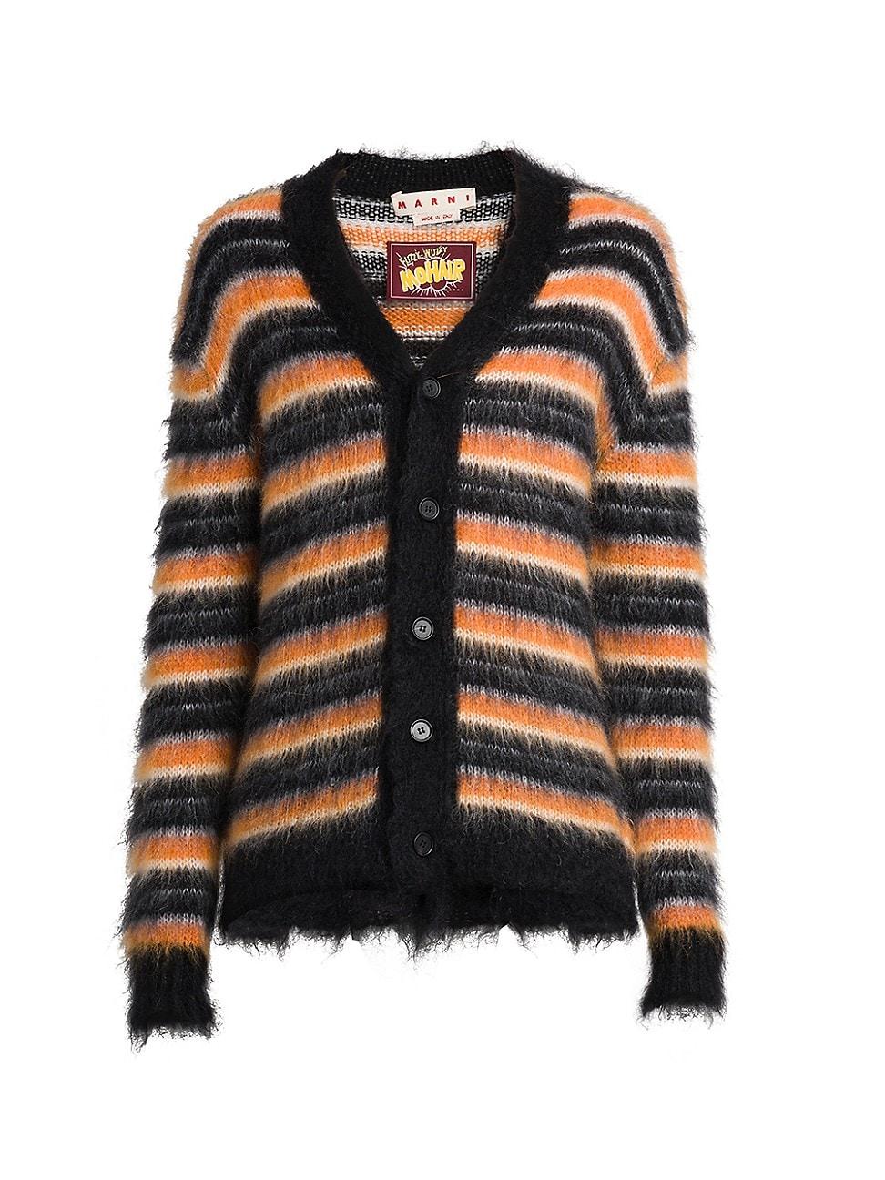 Mens Fuzzy Wuzzy Stripe Cardigan Product Image