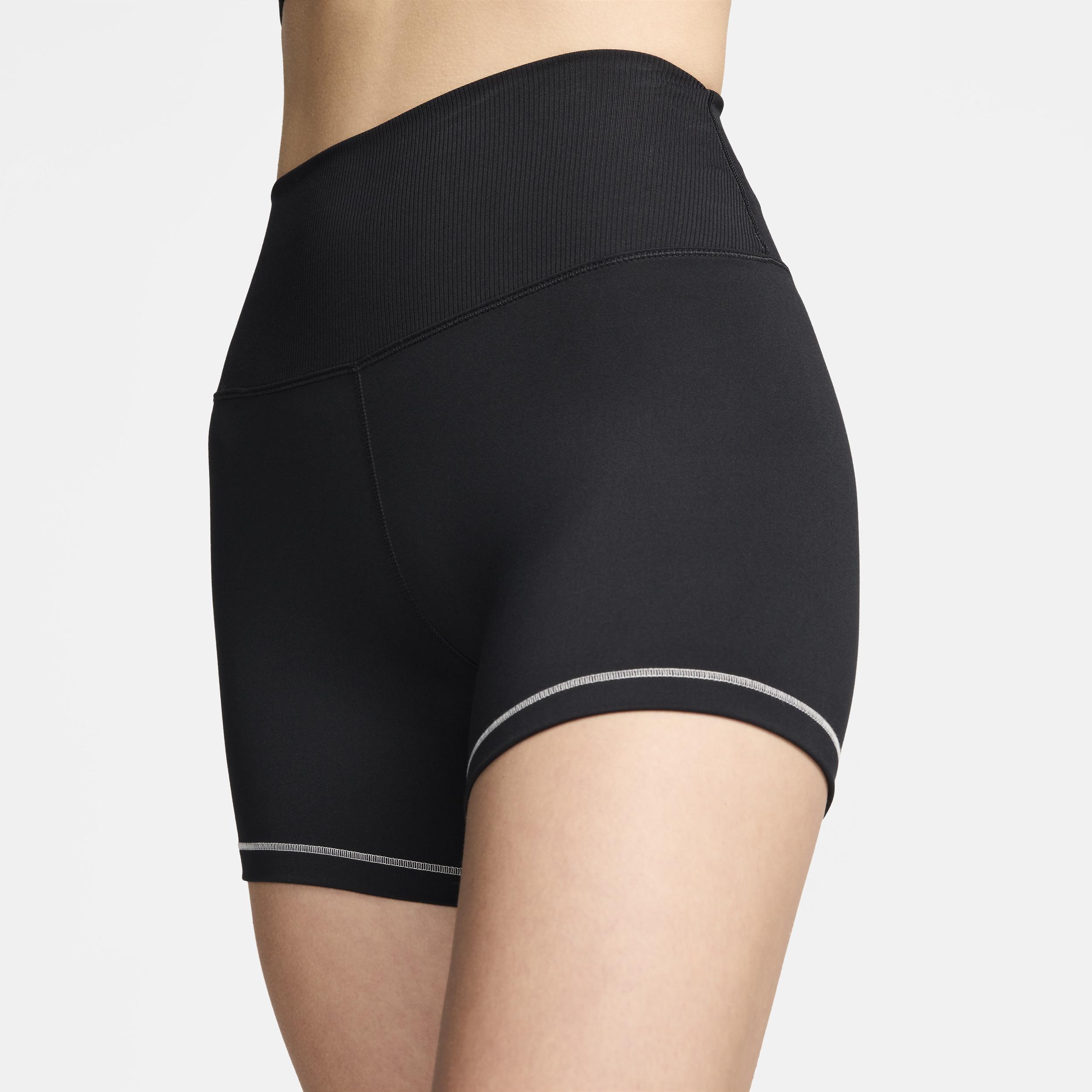 Nike Women's One Rib High-Waisted 5" Biker Shorts Product Image